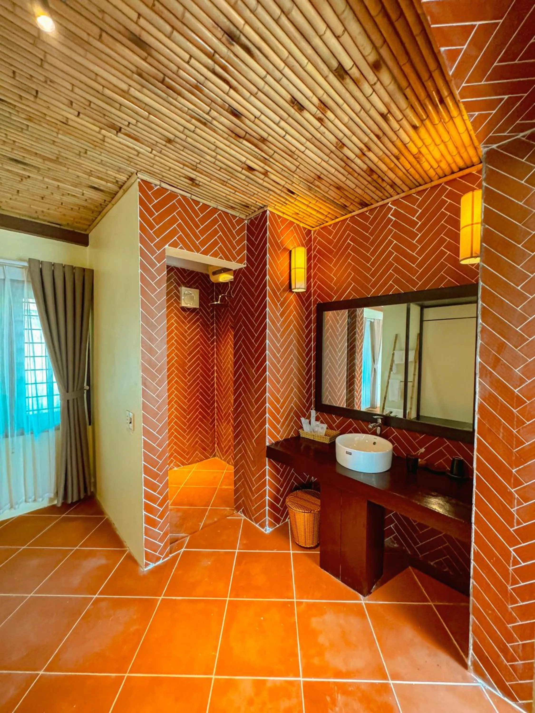 Shower in Mai Chau Villas