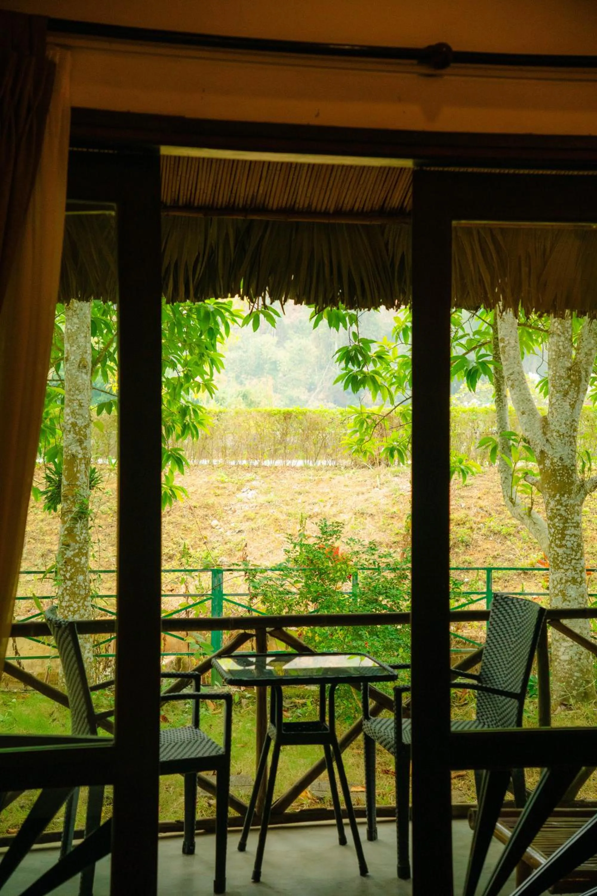 Quiet street view in Mai Chau Villas