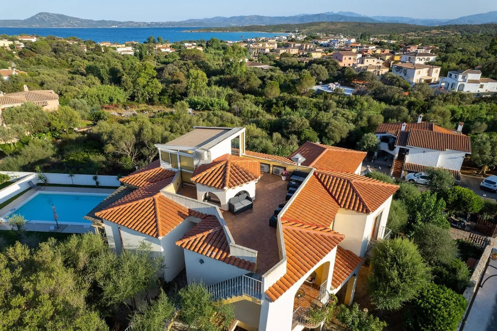 Bird's eye view in Antica Isola