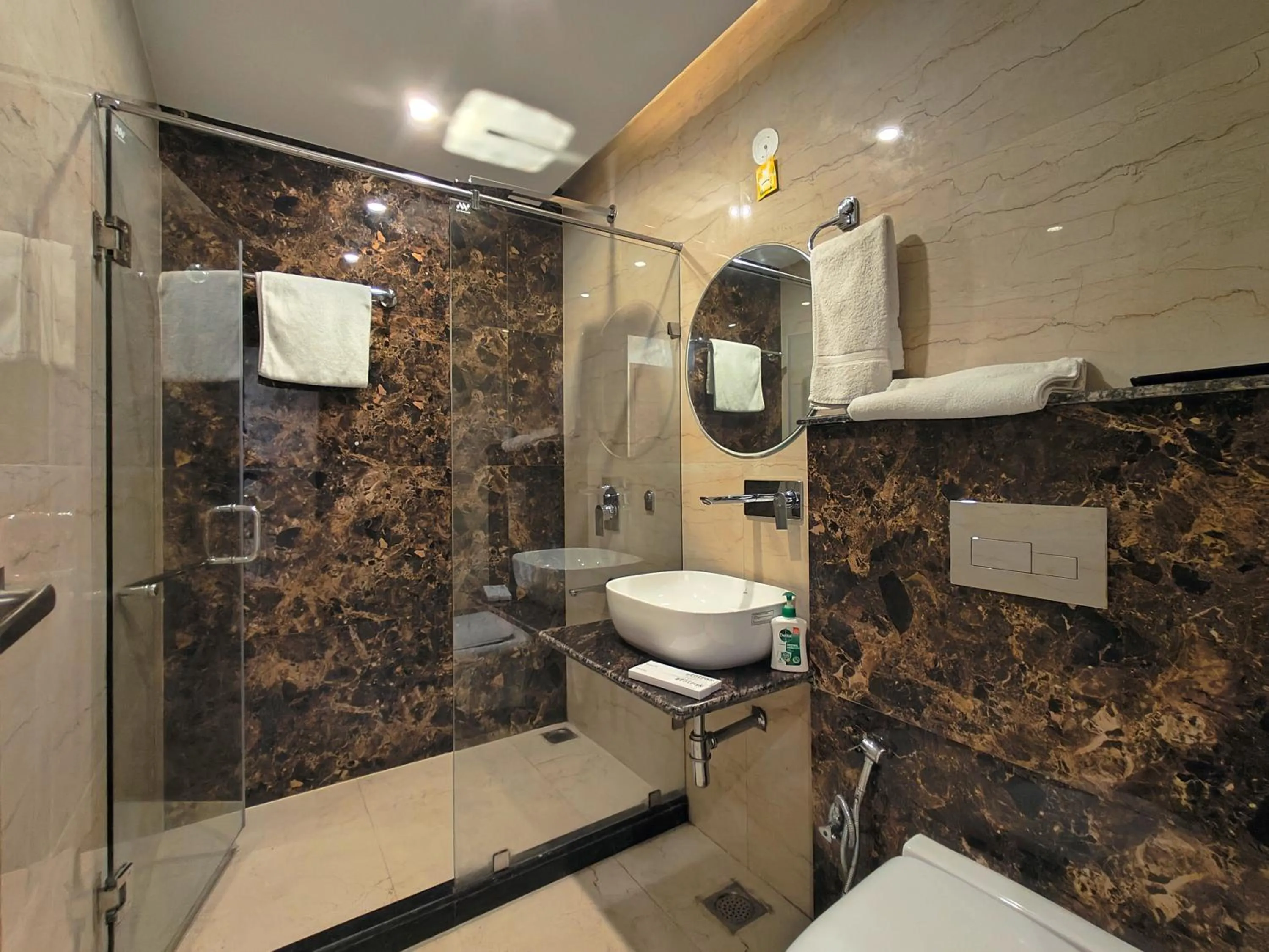 Shower in Luxury Inn by Stotrak Hotels