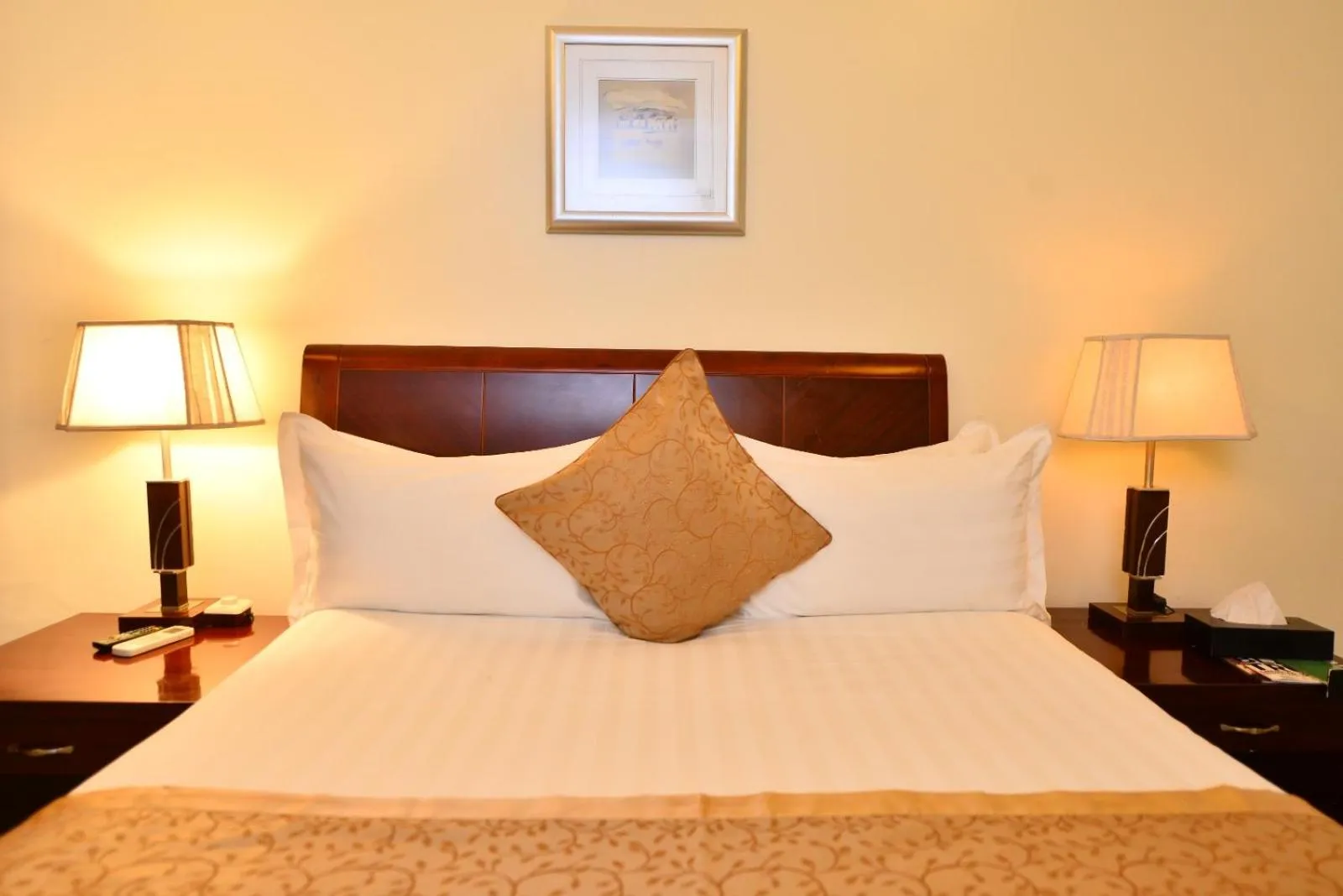 Bedroom in The Manor Hotel