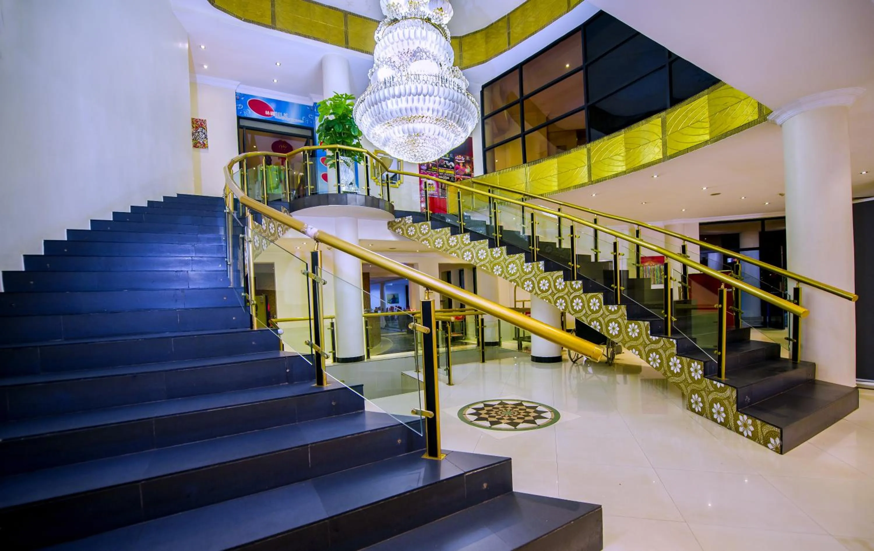 Lobby or reception in The Manor Hotel