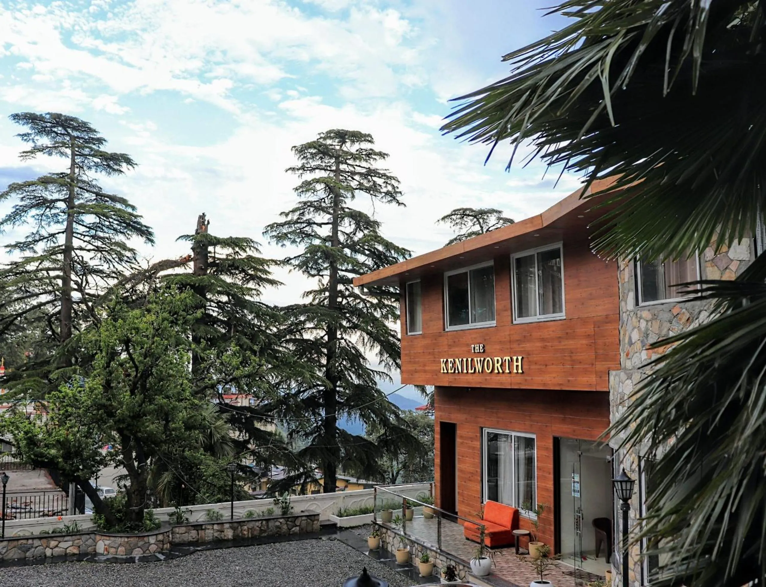 Property building in The Kenilworth Mussoorie by Stotrak On Mall Road with On-site Parking