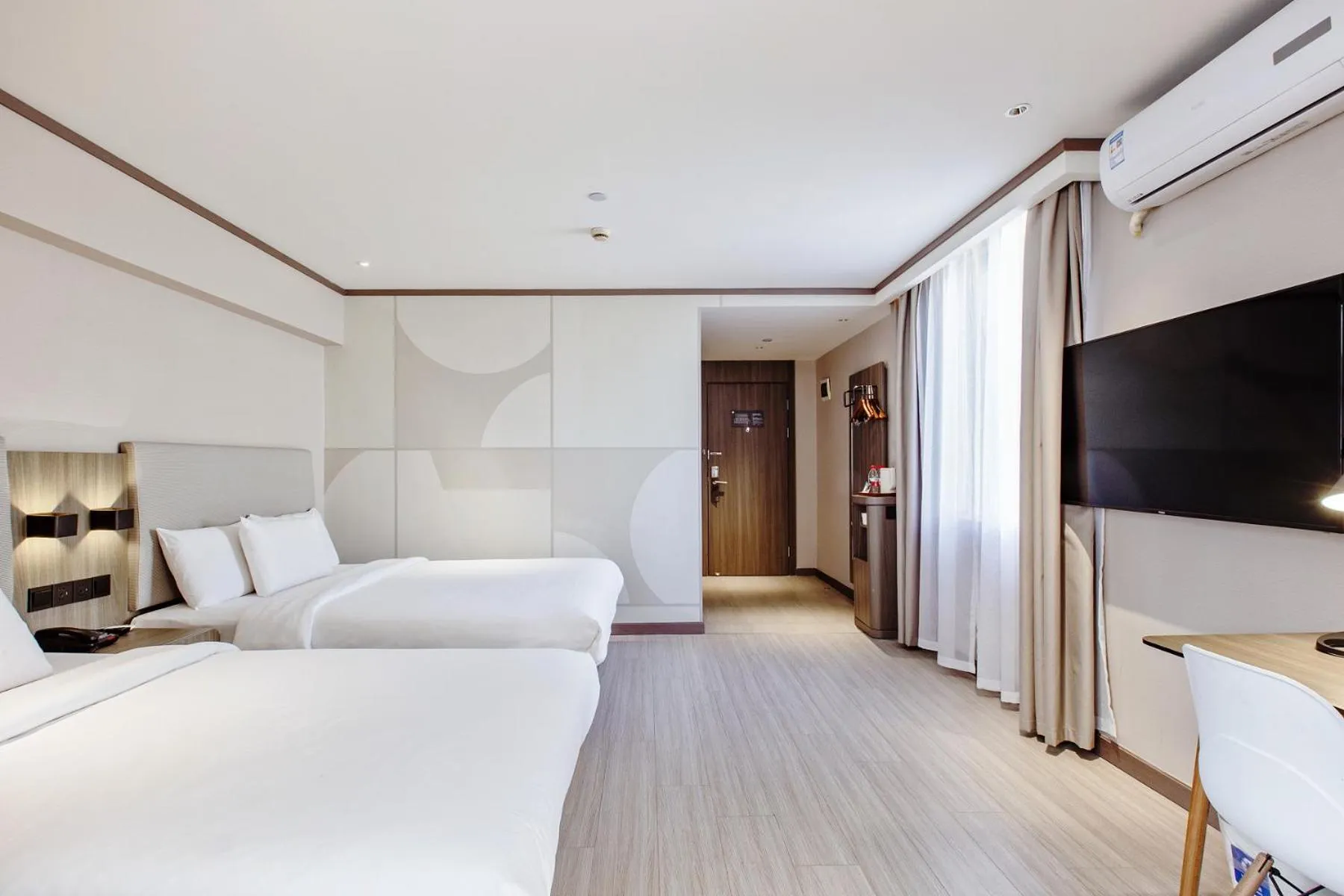 Bedroom, Bed in Hanting Hotel Shanghai Lujiazui Pudong South Road