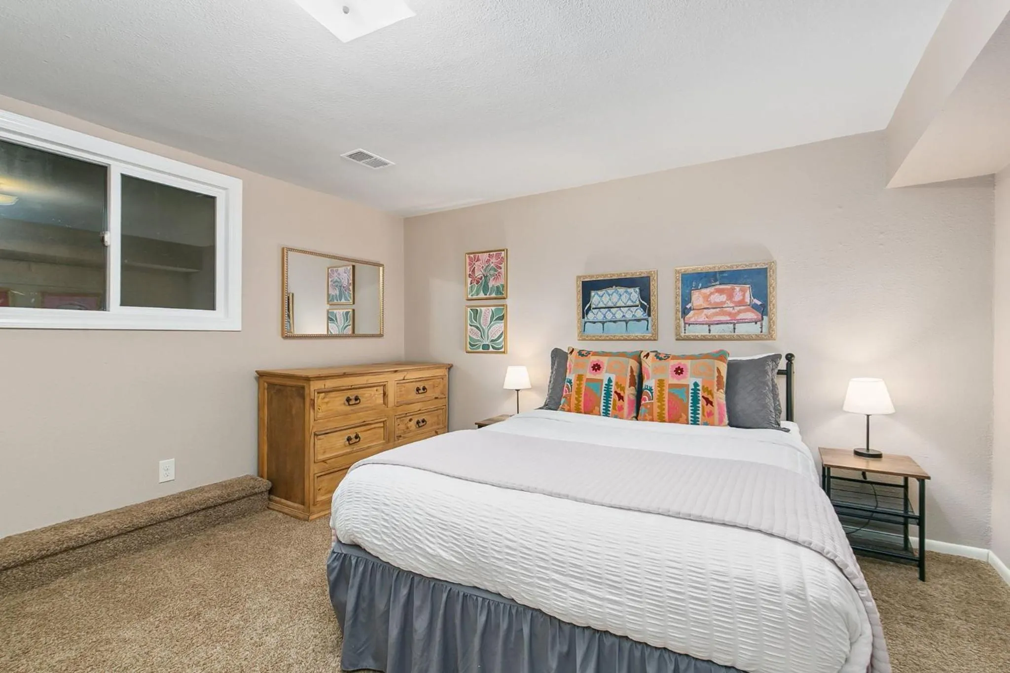 Bed in The Rustic Retreat, Pet Friendly with Fenced Yard