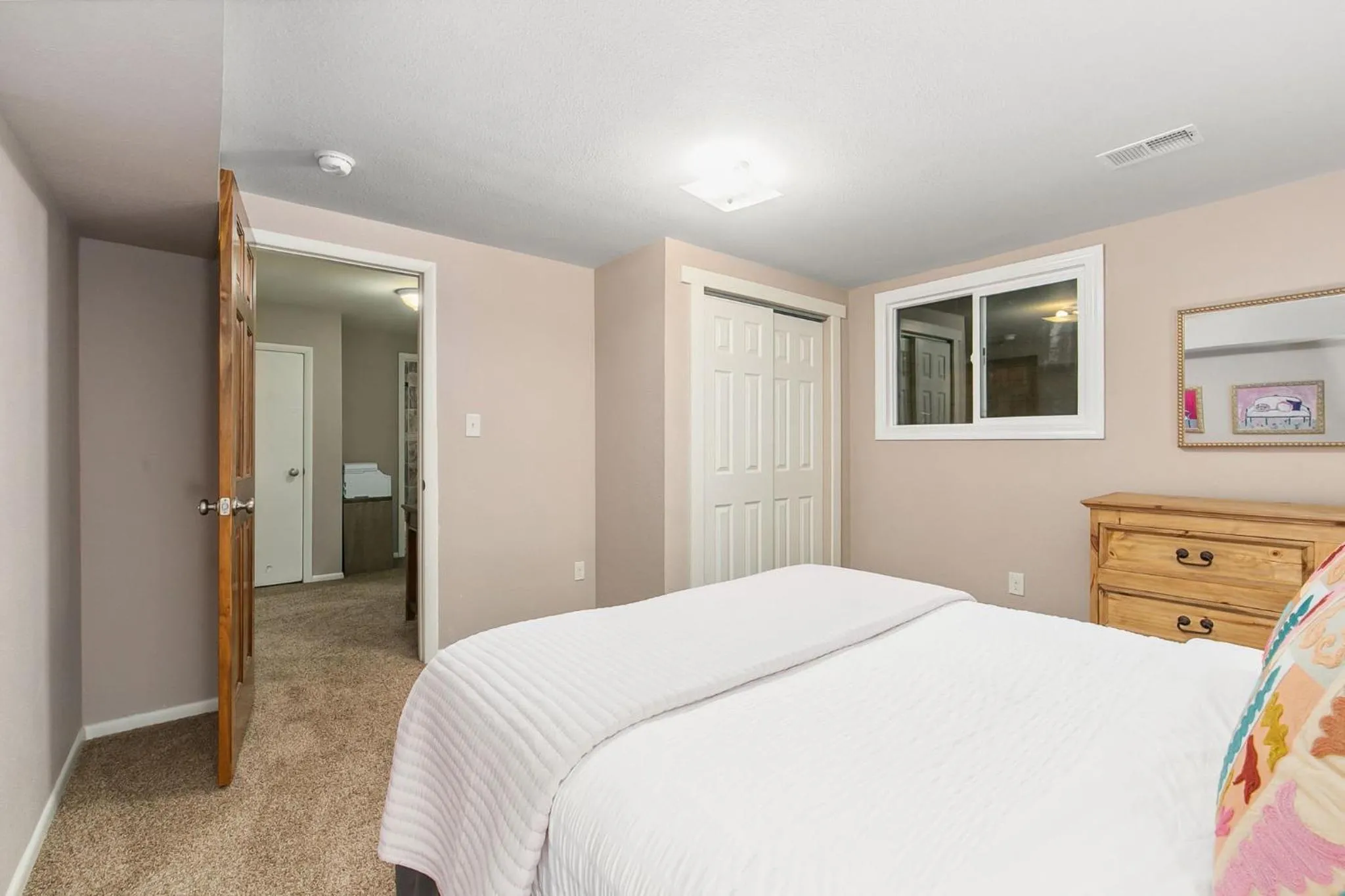 Bed in The Rustic Retreat, Pet Friendly with Fenced Yard