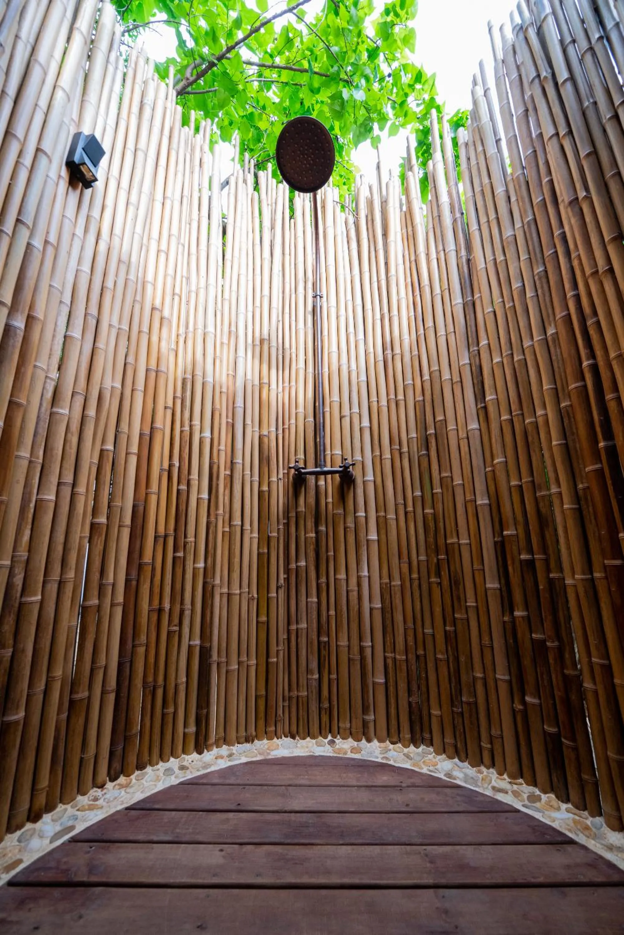 Shower in Isla Corona