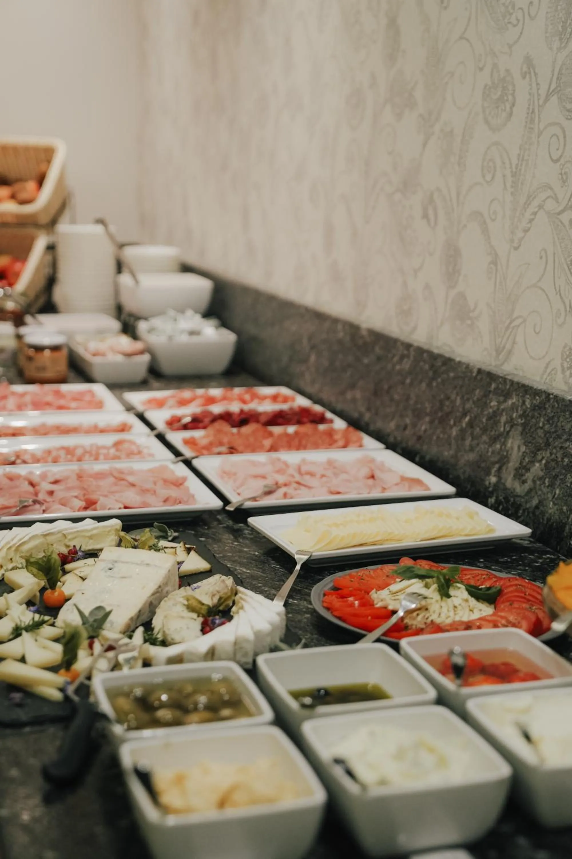 Buffet breakfast in Hotel Paradies