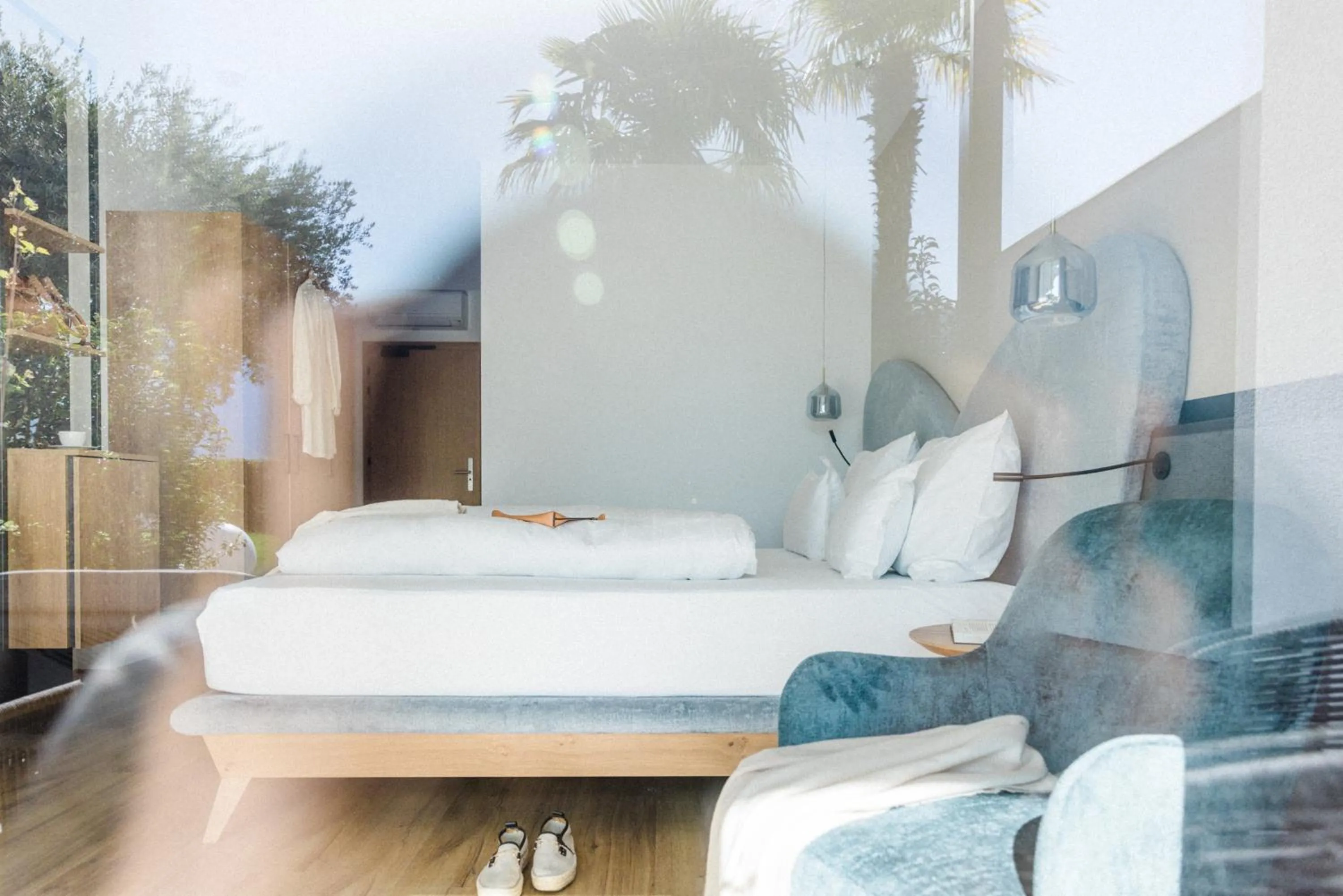 Bed in Hotel Paradies