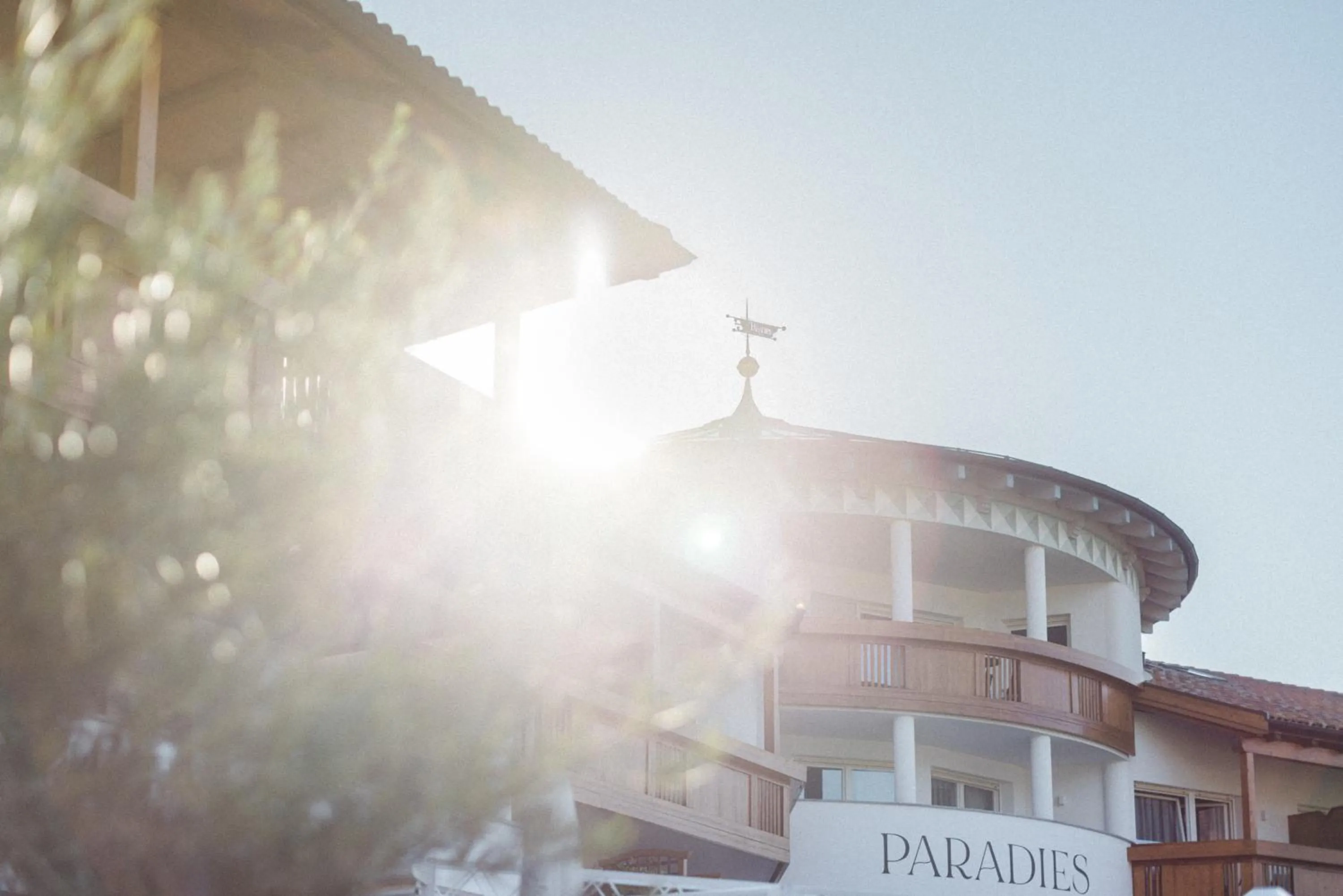Property building in Hotel Paradies