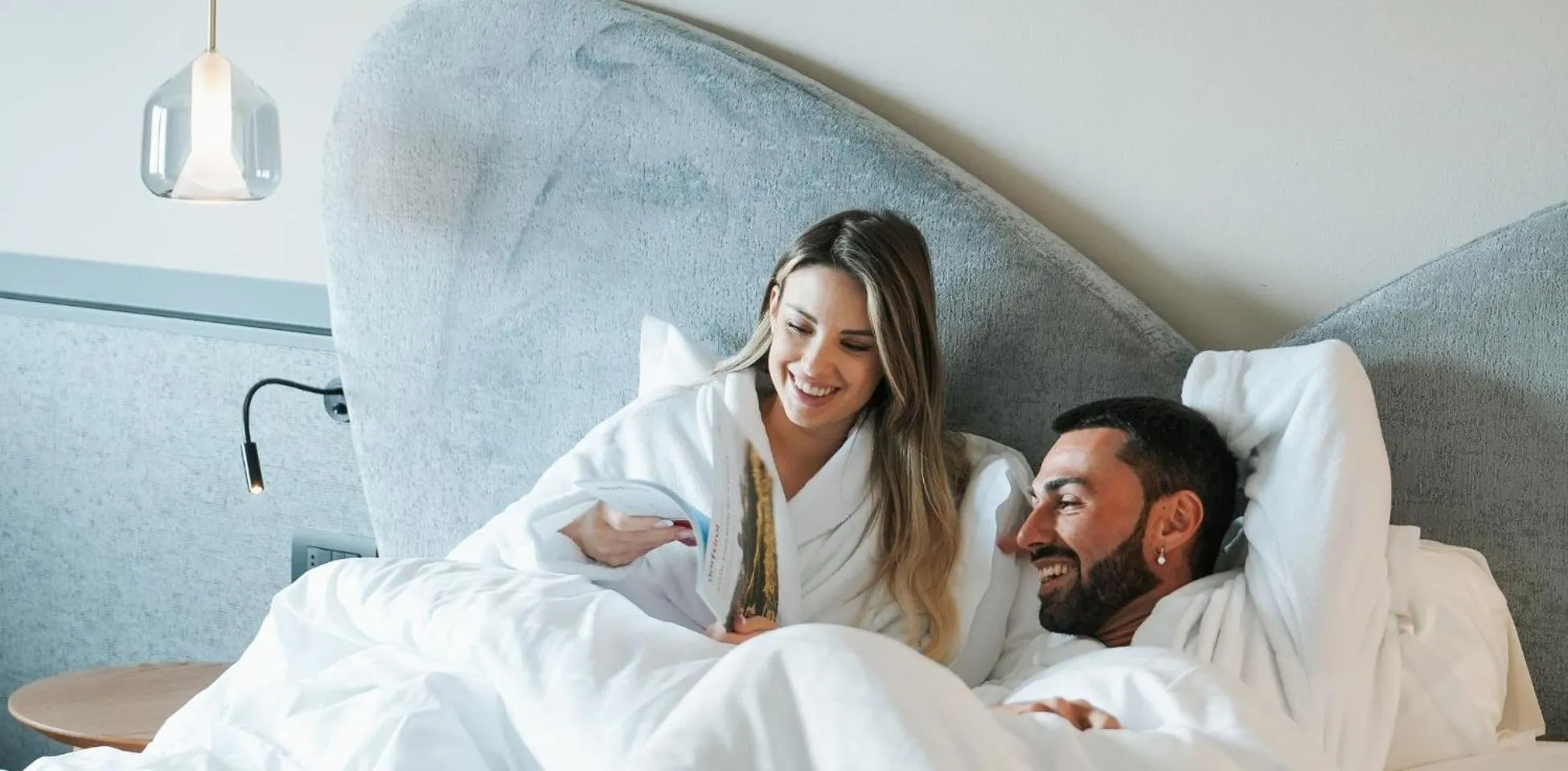 Bed in Hotel Paradies