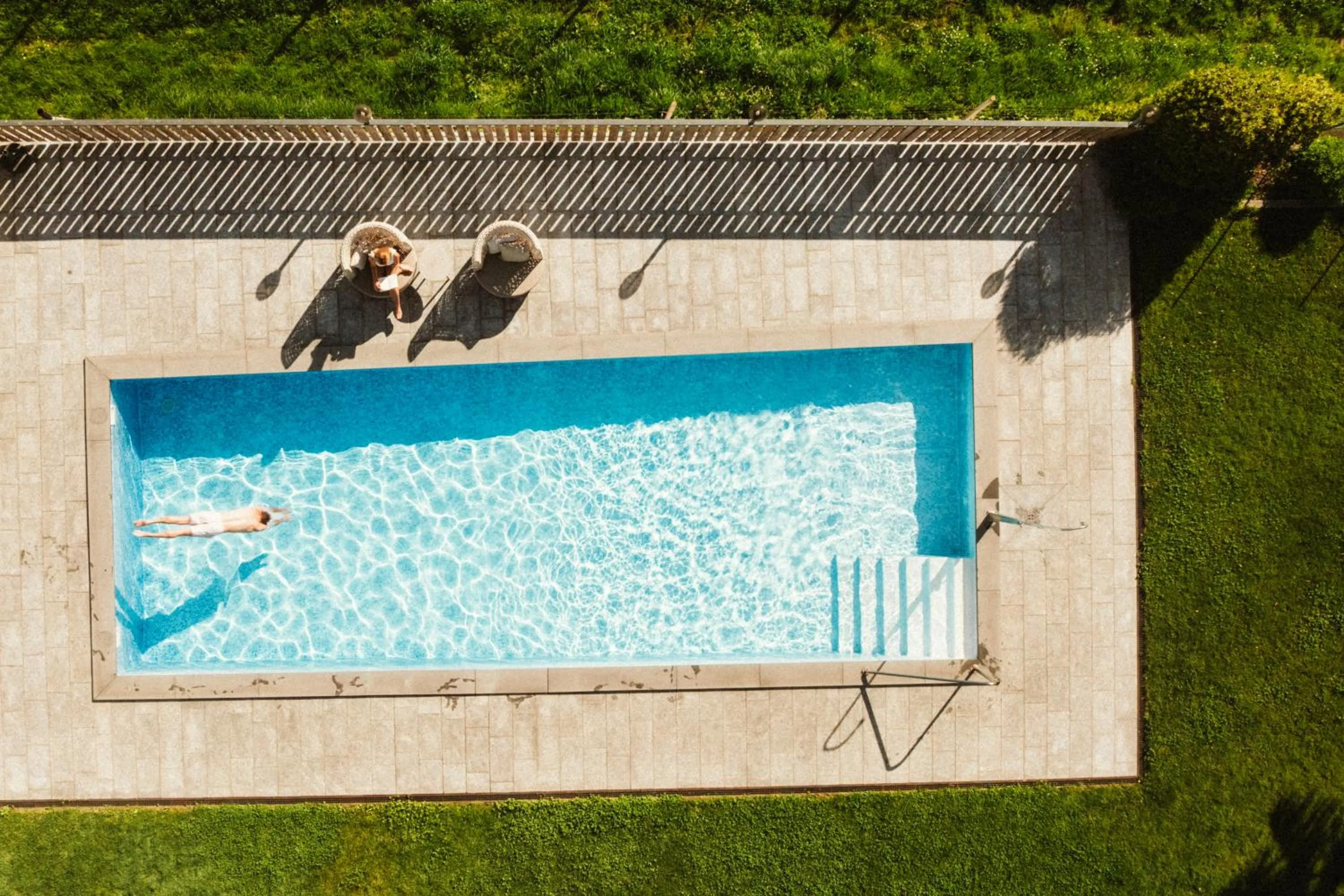 Swimming pool in Hotel Paradies