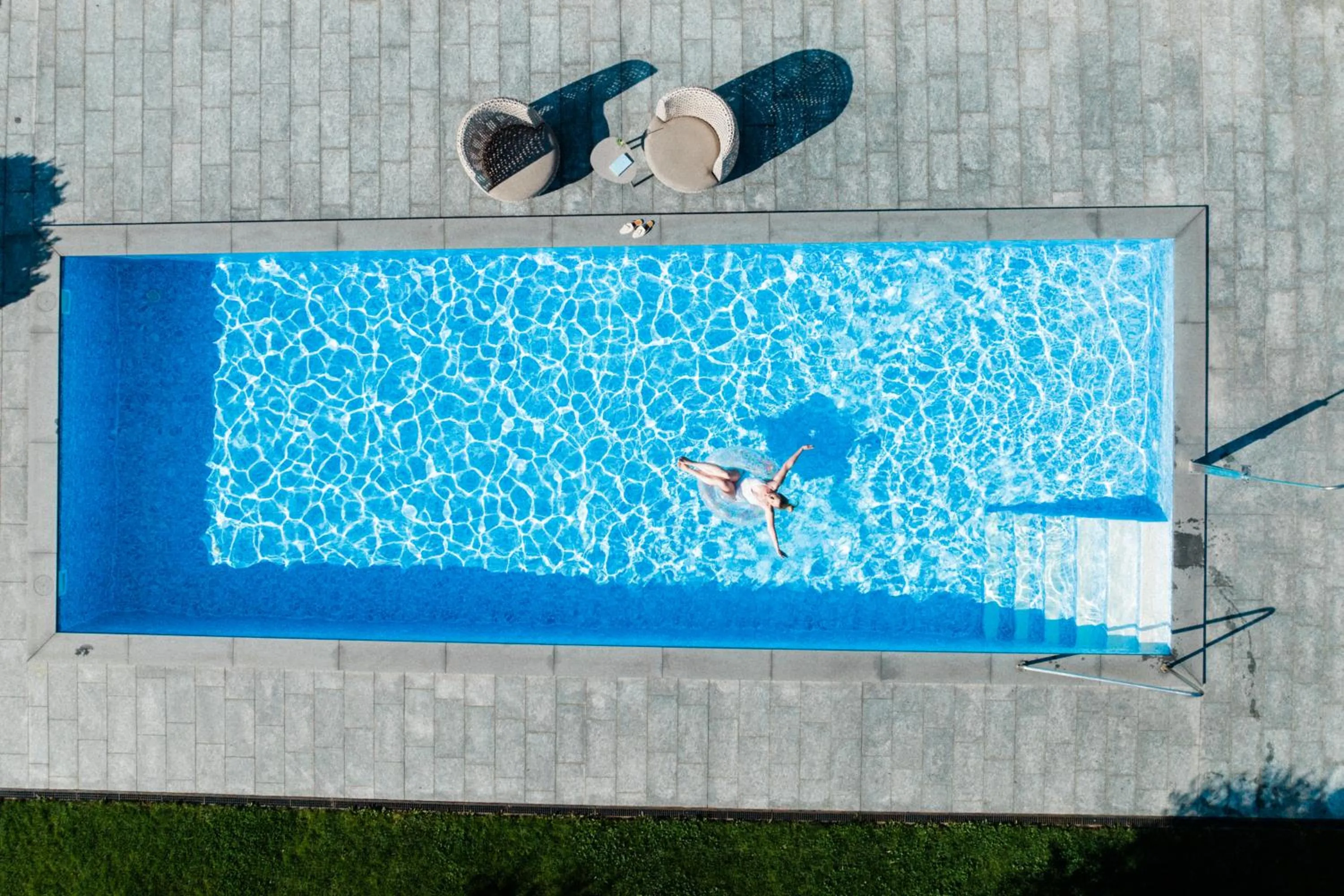 Swimming pool in Hotel Paradies