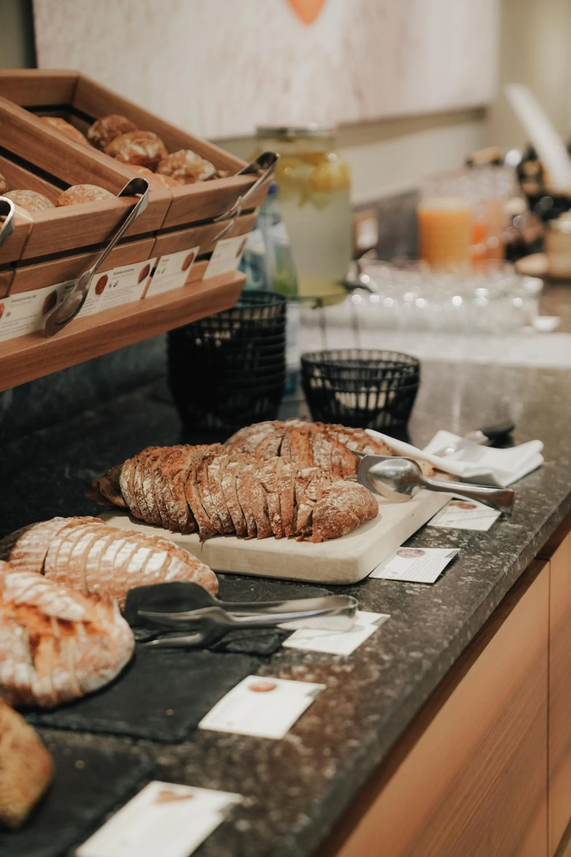 Buffet breakfast in Hotel Paradies