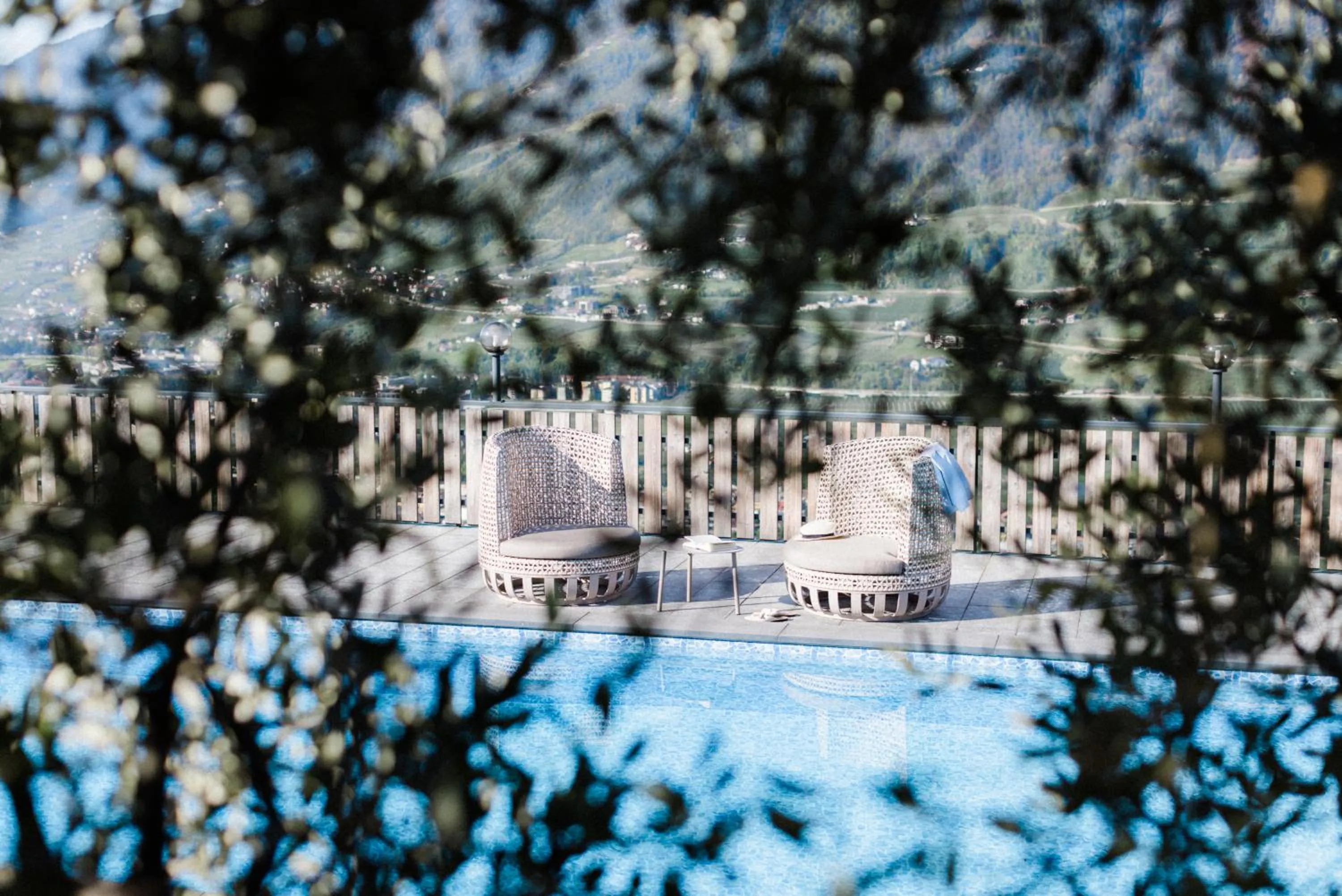Swimming pool in Hotel Paradies