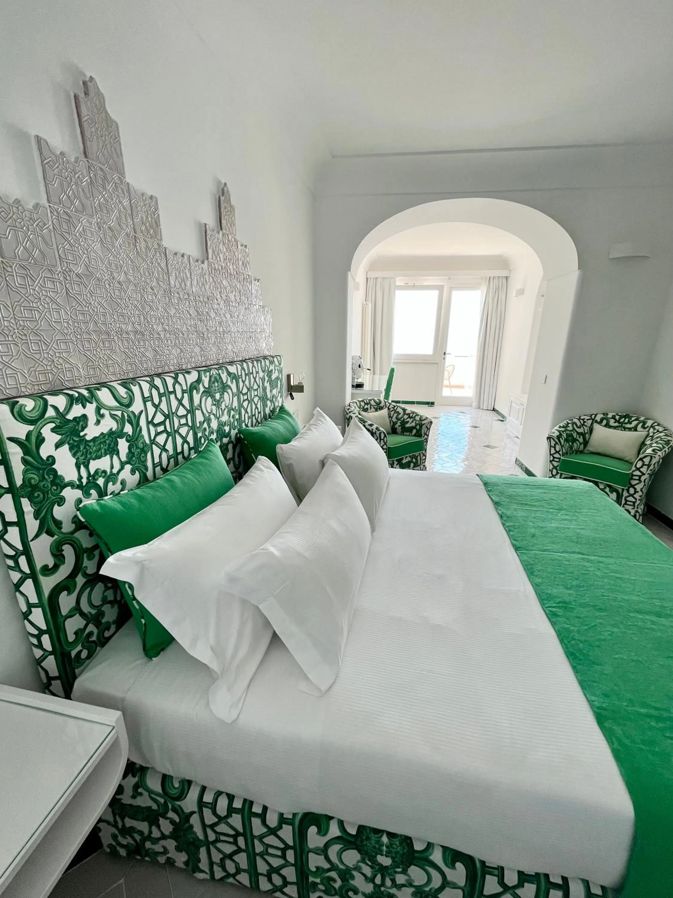 Bedroom, Bed in Hotel Il Gabbiano