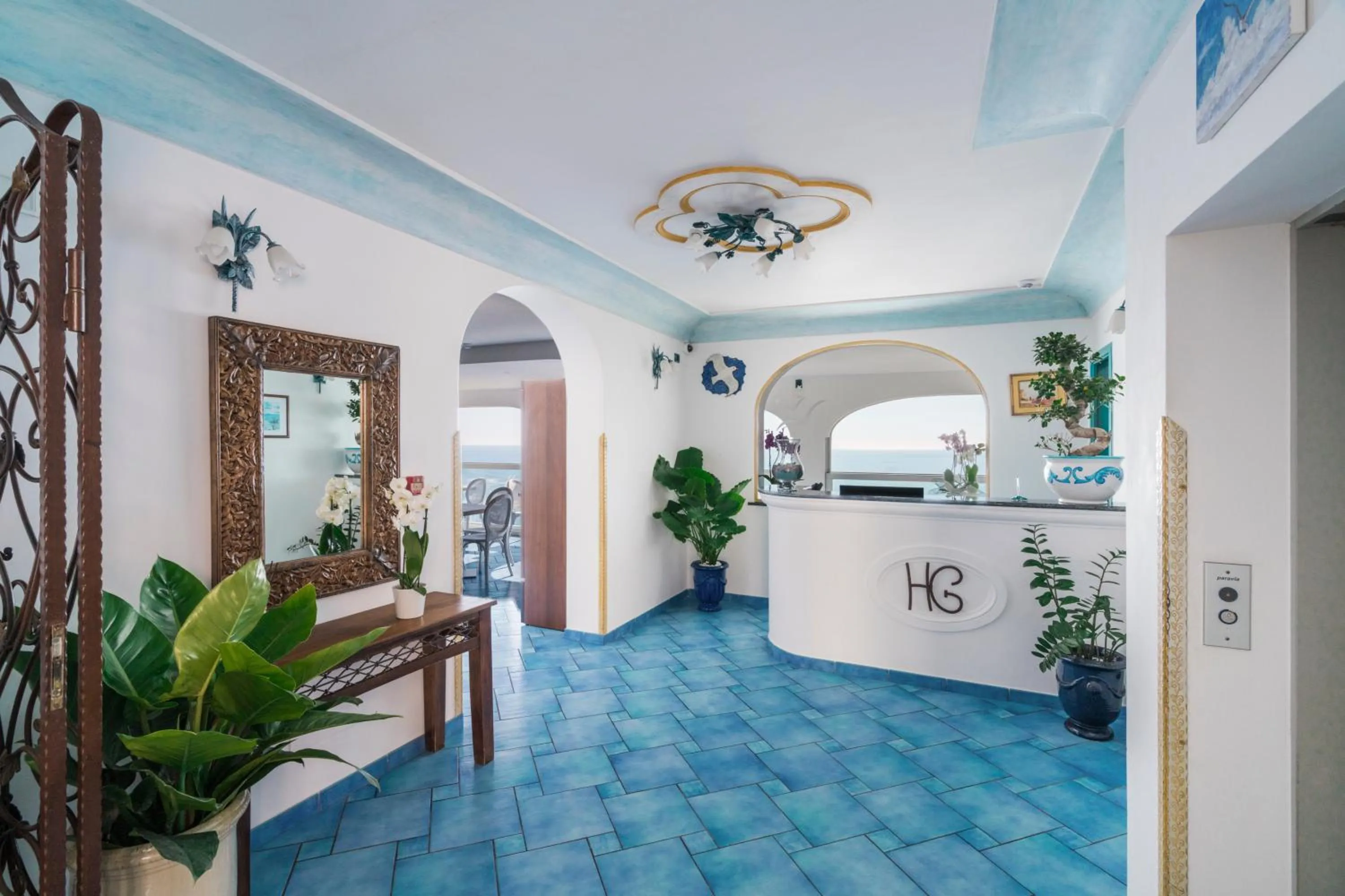 Lobby or reception in Hotel Il Gabbiano