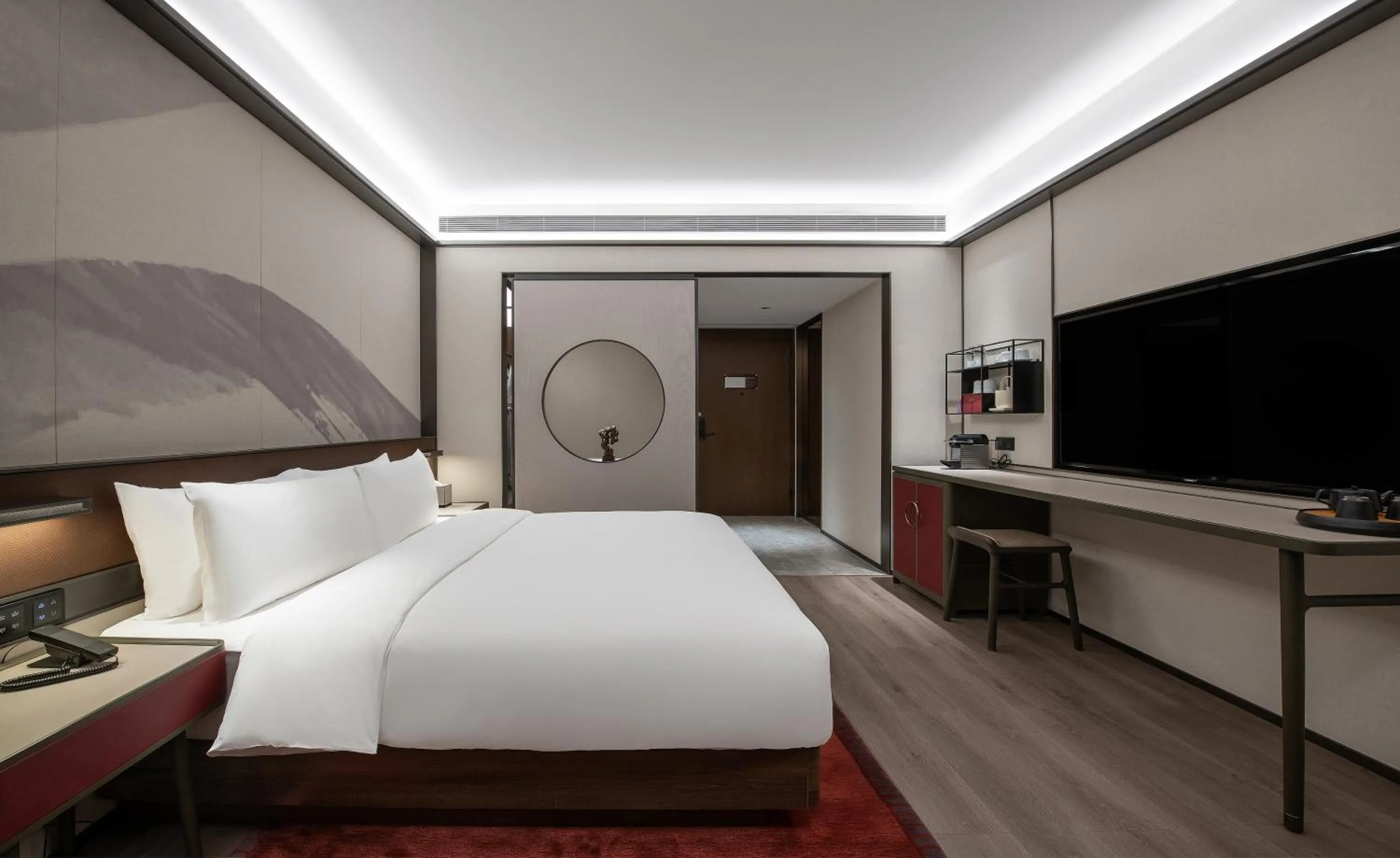 Photo of the whole room, Bed in JOYA Hotel Shanghai Jiading