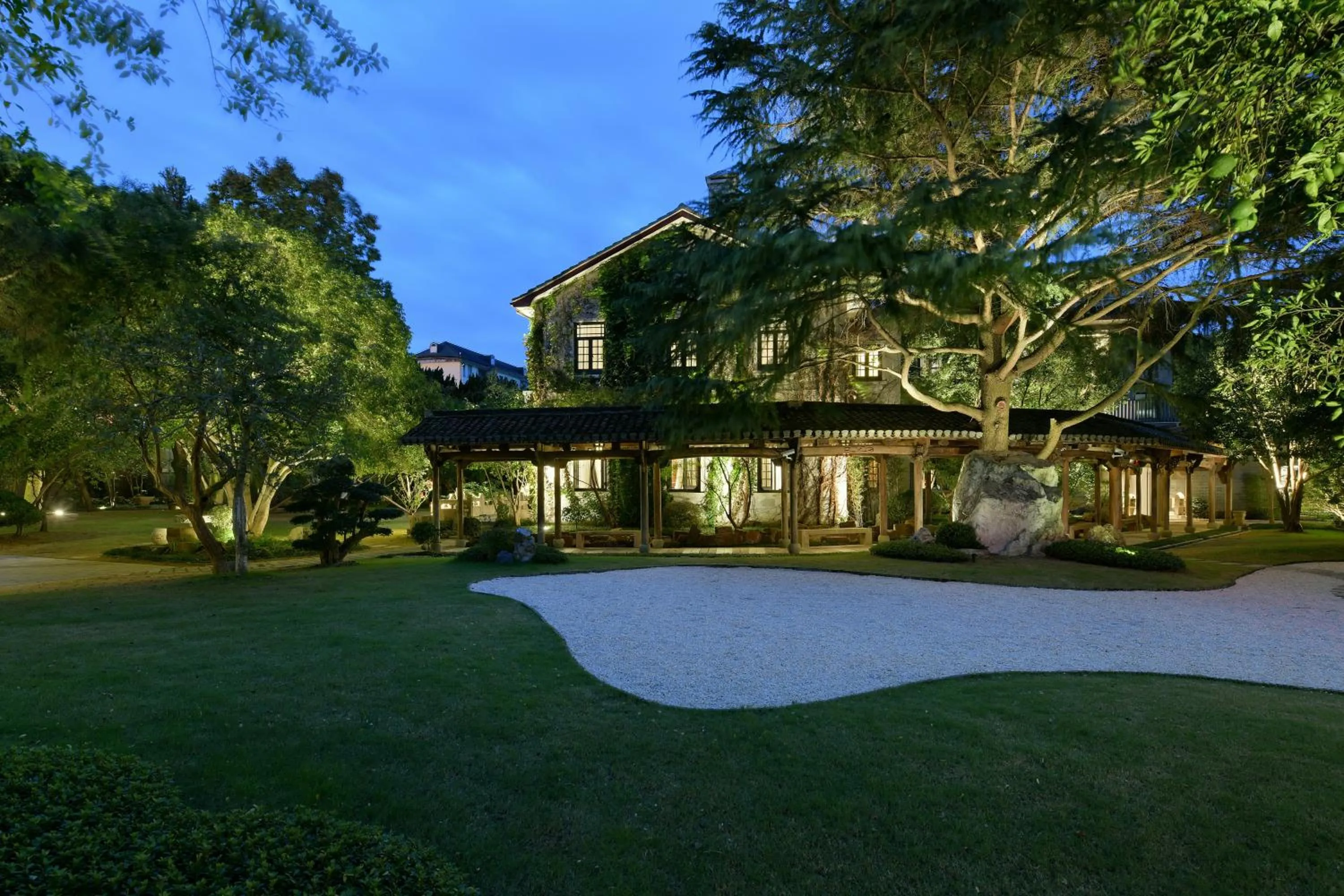 Garden view in JOYA Hotel Shanghai Jiading