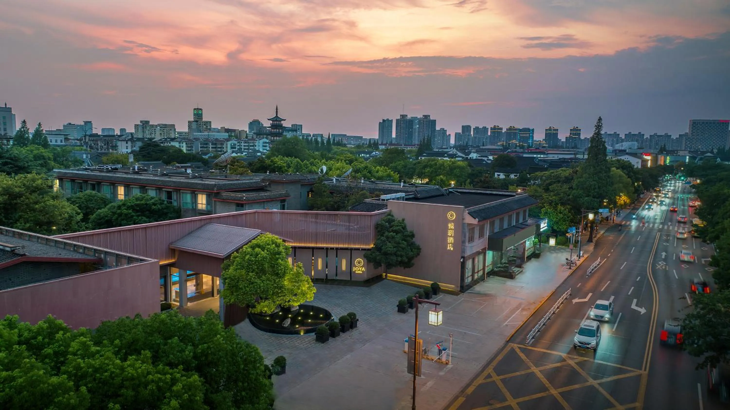 Bird's eye view in JOYA Hotel Shanghai Jiading