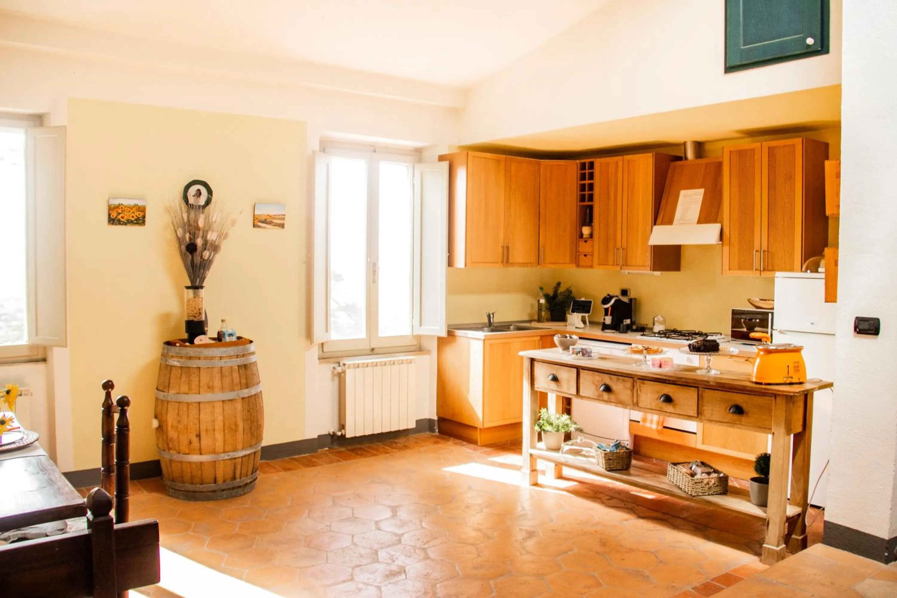 Kitchen or kitchenette in B&B Chez Nous - Città della Pieve