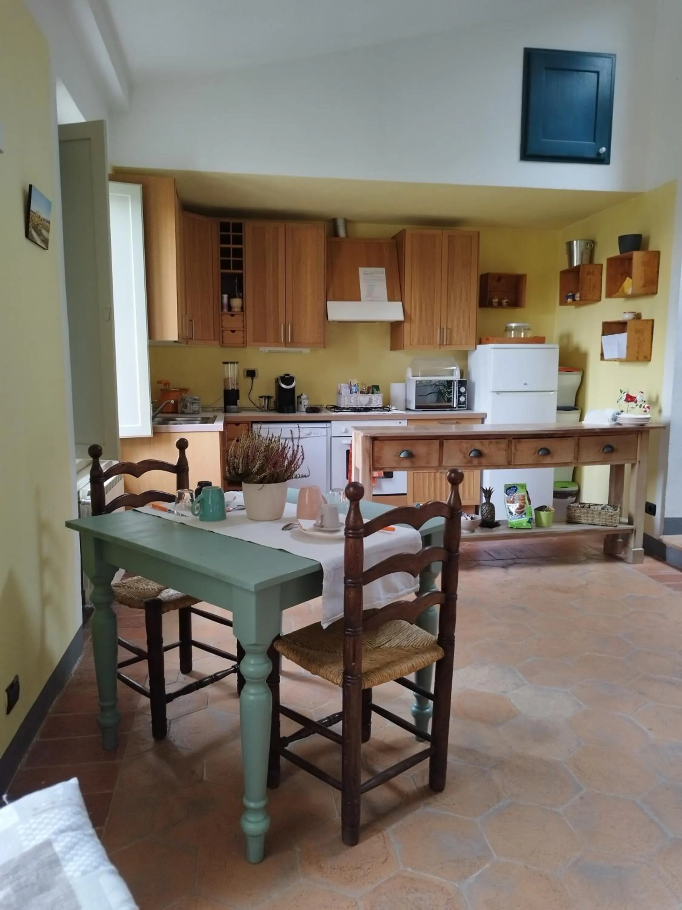 Kitchen or kitchenette in B&B Chez Nous - Città della Pieve