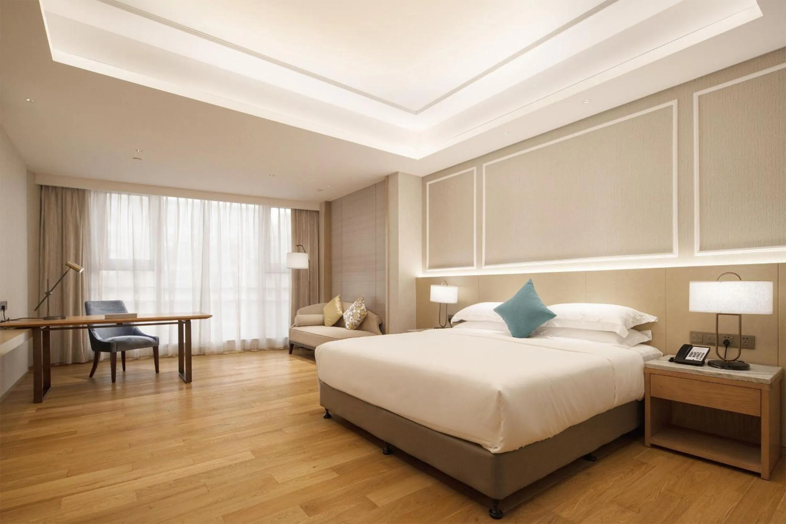 Bed in Huangshan Parkview International Hotel