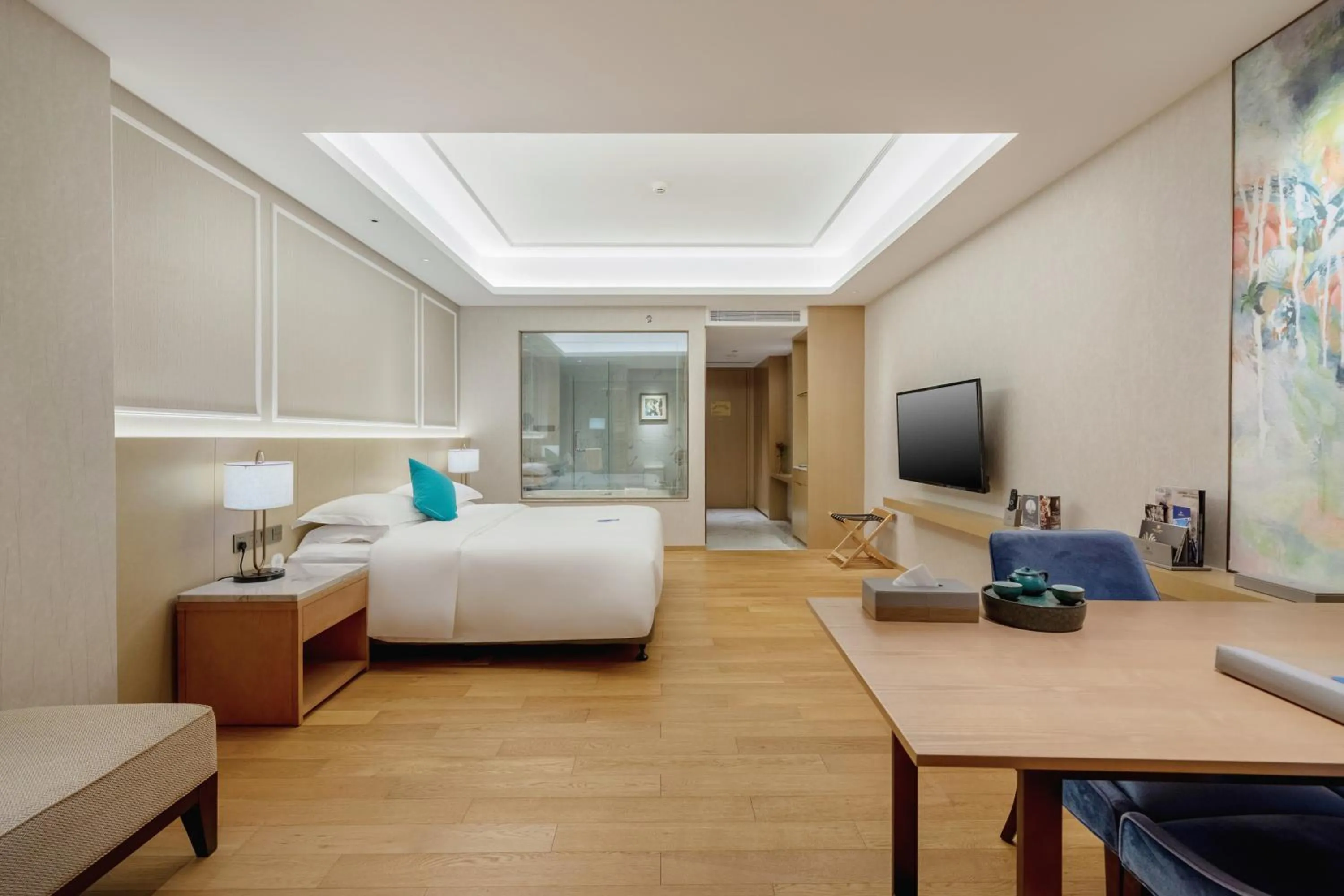 Bed in Huangshan Parkview International Hotel