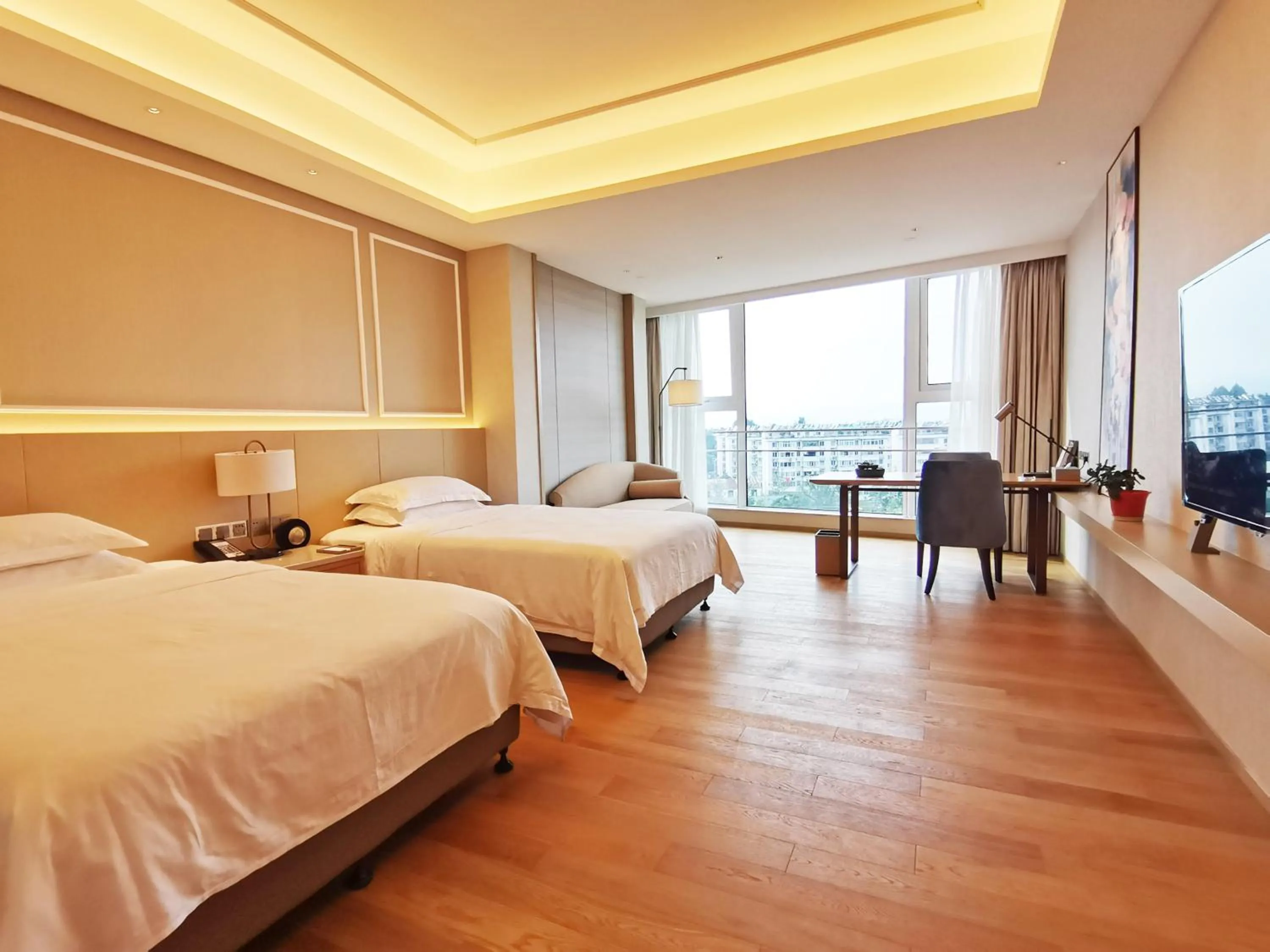 Bed in Huangshan Parkview International Hotel