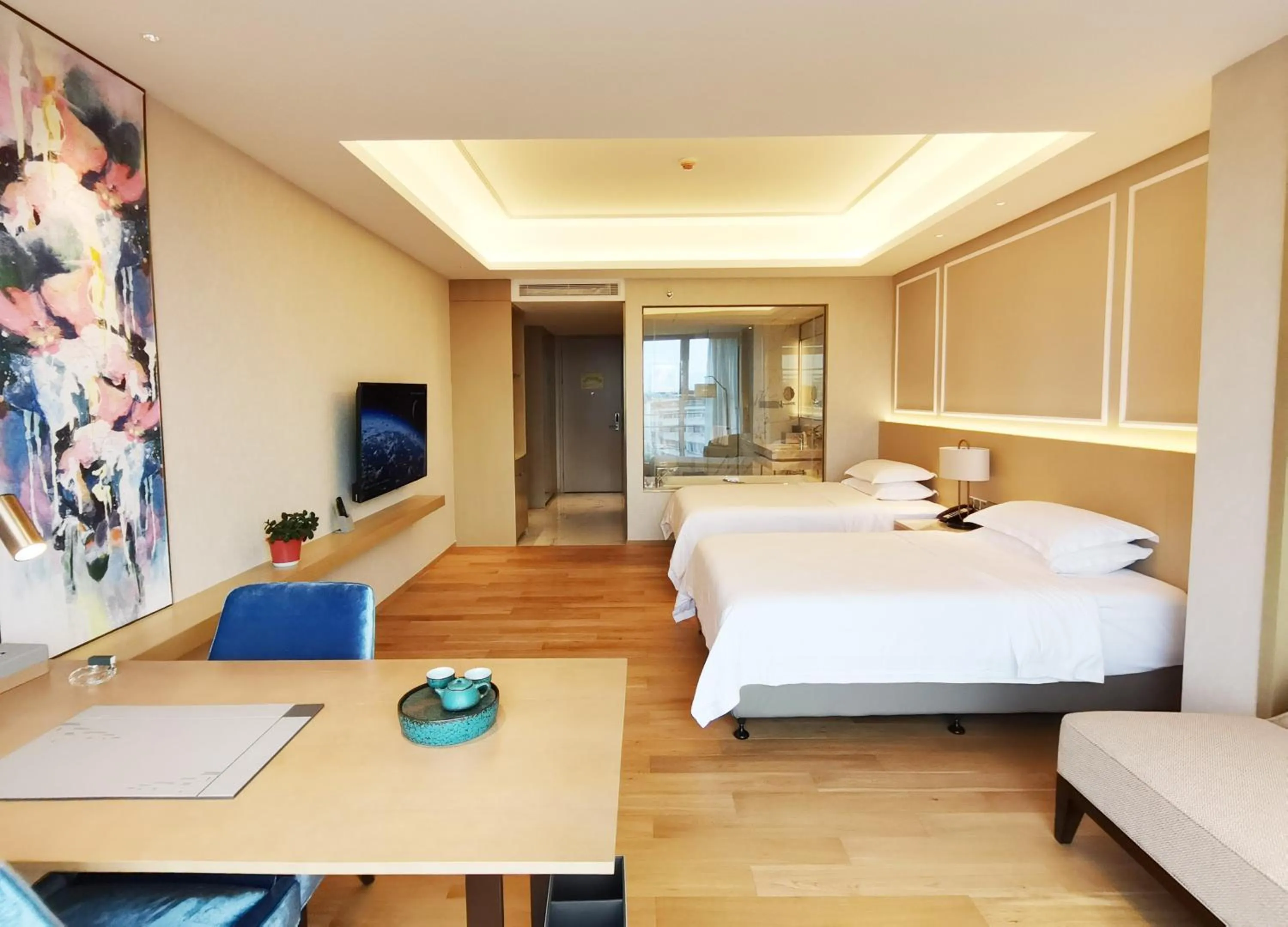 Bed in Huangshan Parkview International Hotel