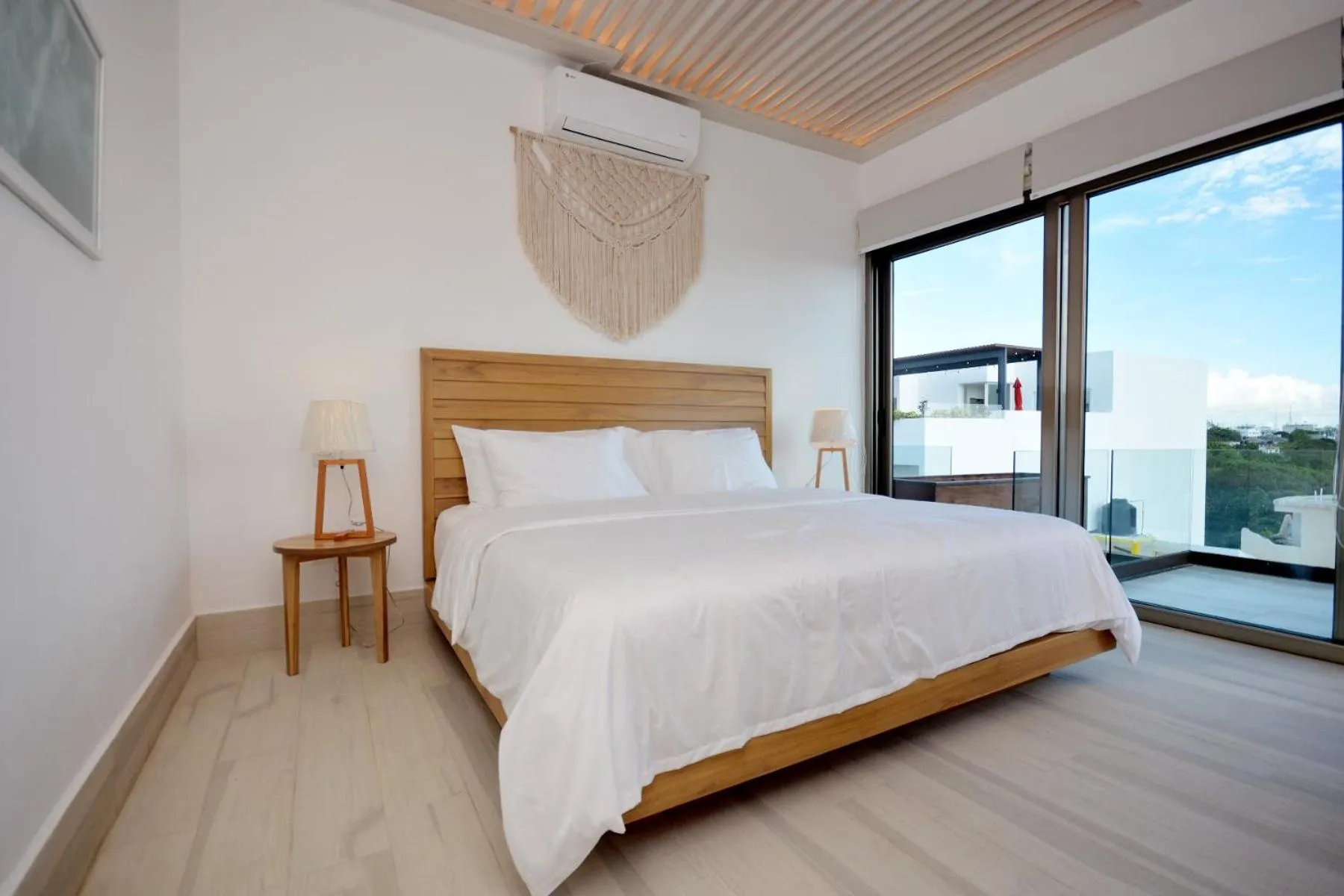 Bed in Mayan Monk Suites