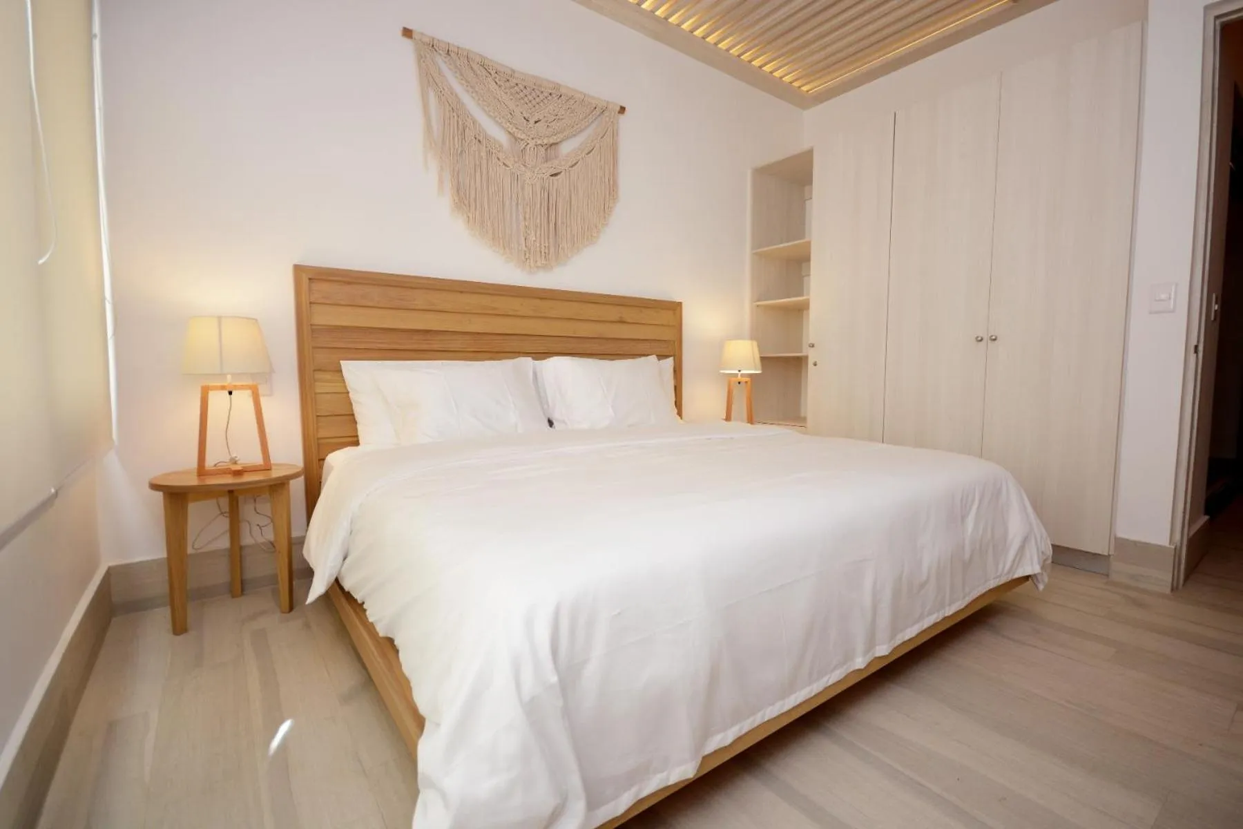 Bed in Mayan Monk Suites