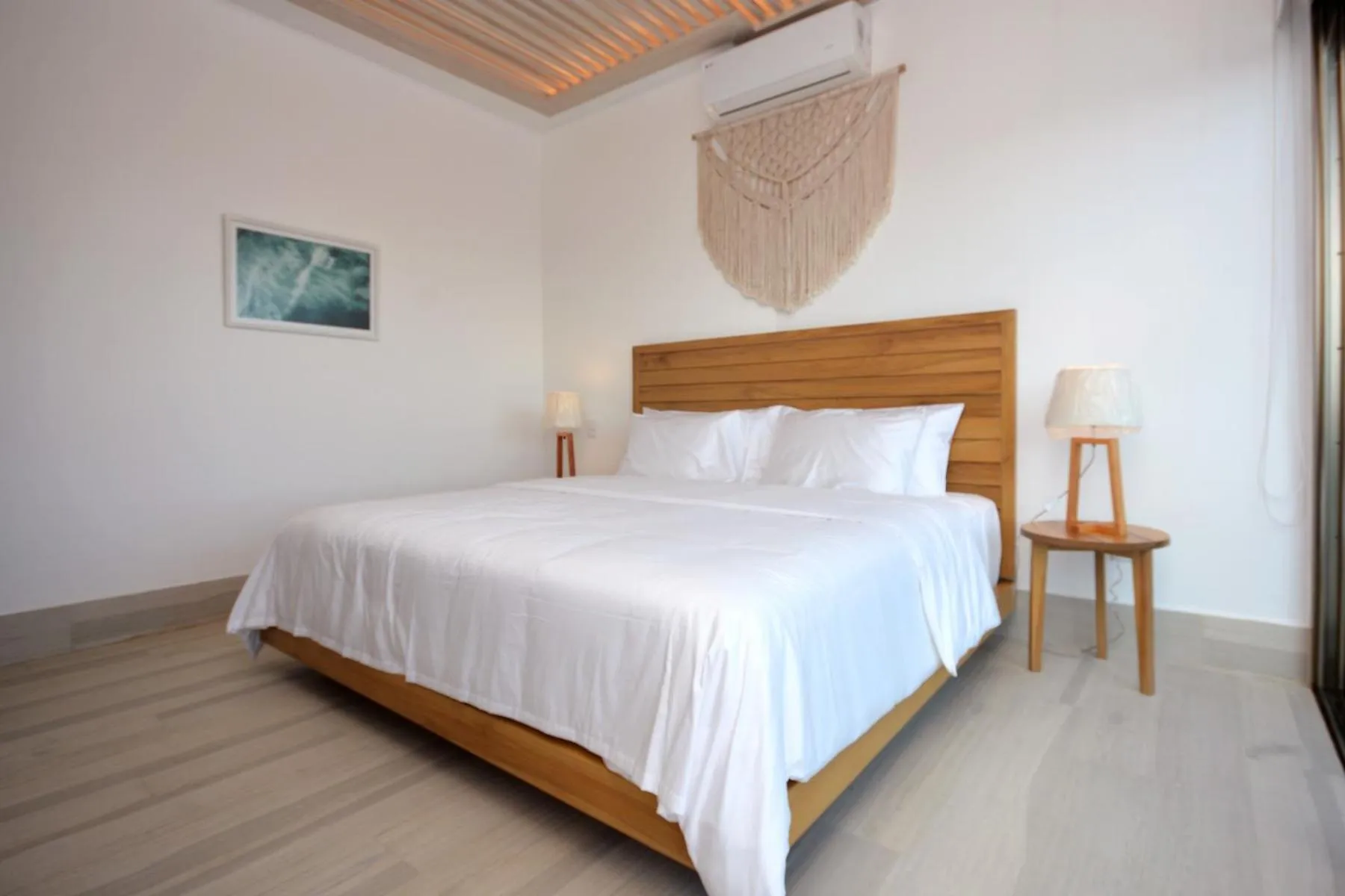 Bed in Mayan Monk Suites