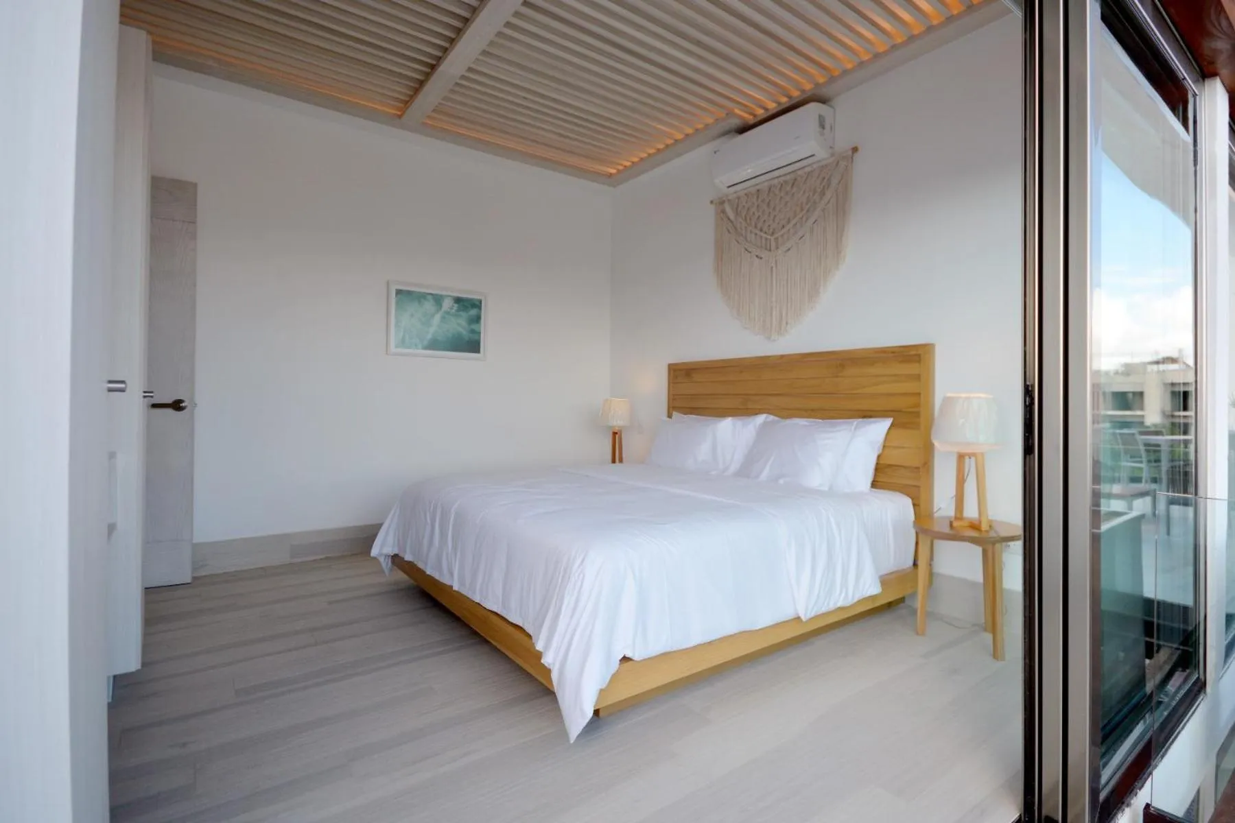 Bed in Mayan Monk Suites