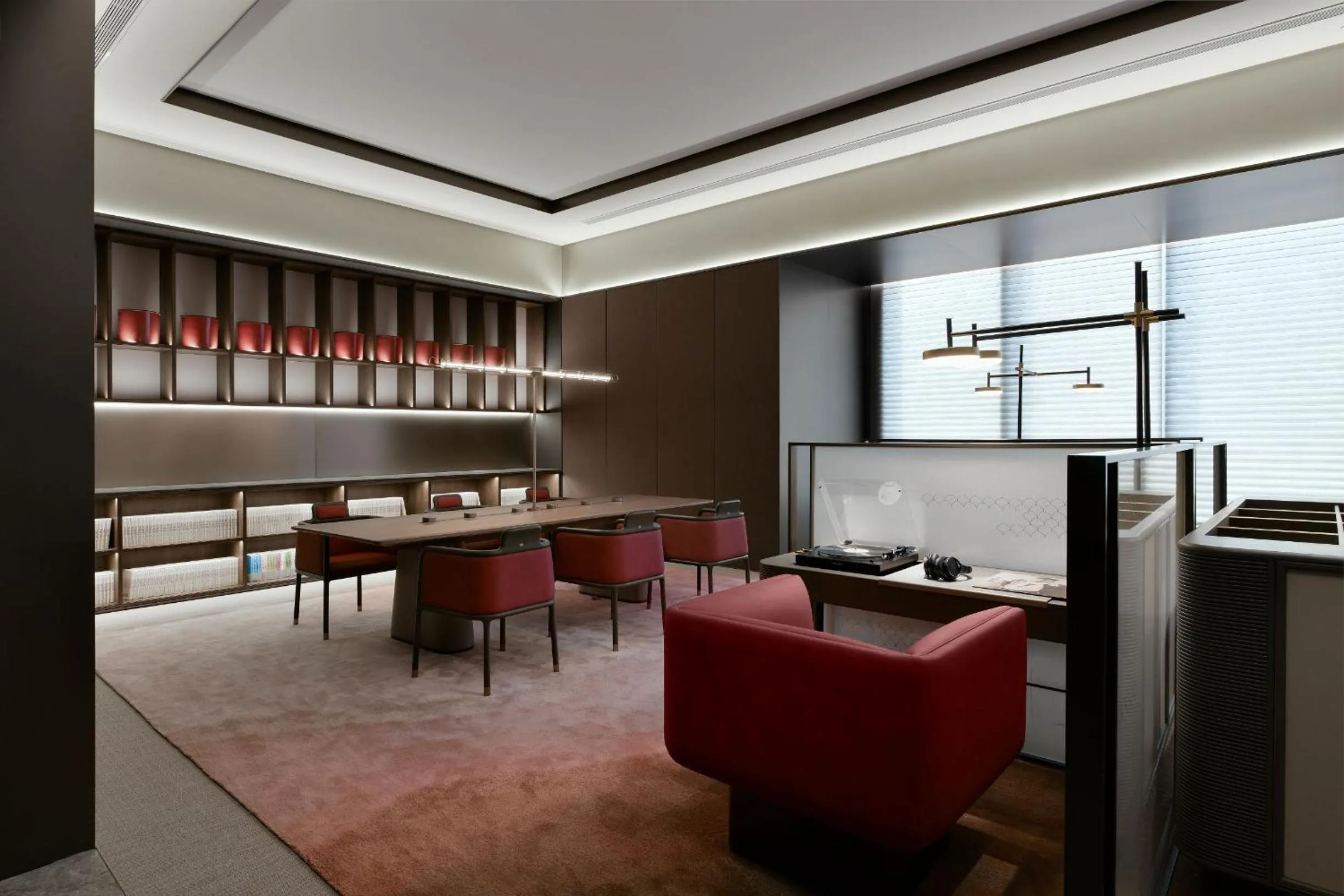 Seating area in JOYA Hangzhou Qianjiang New Town