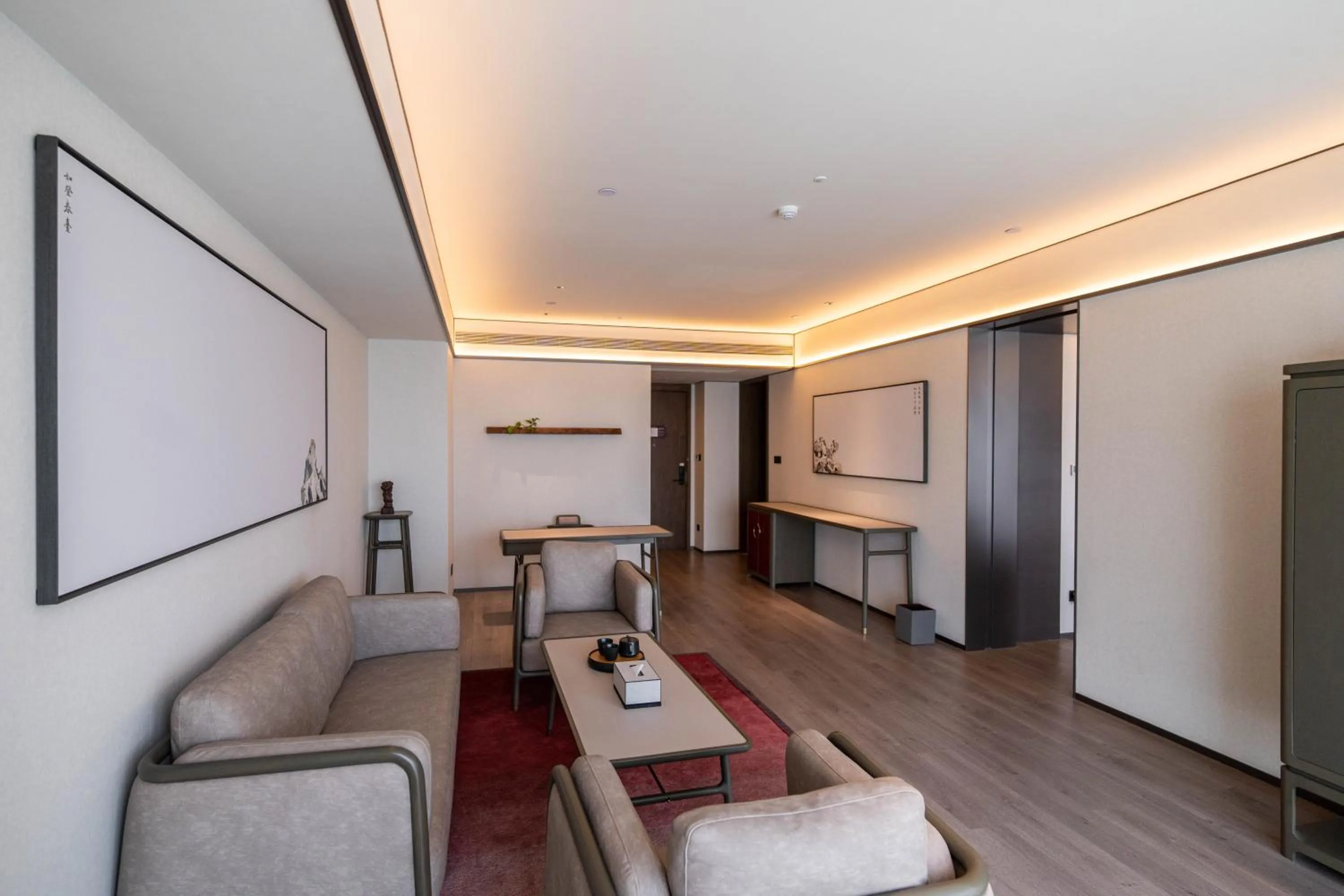 Seating area in JOYA Hangzhou Qianjiang New Town