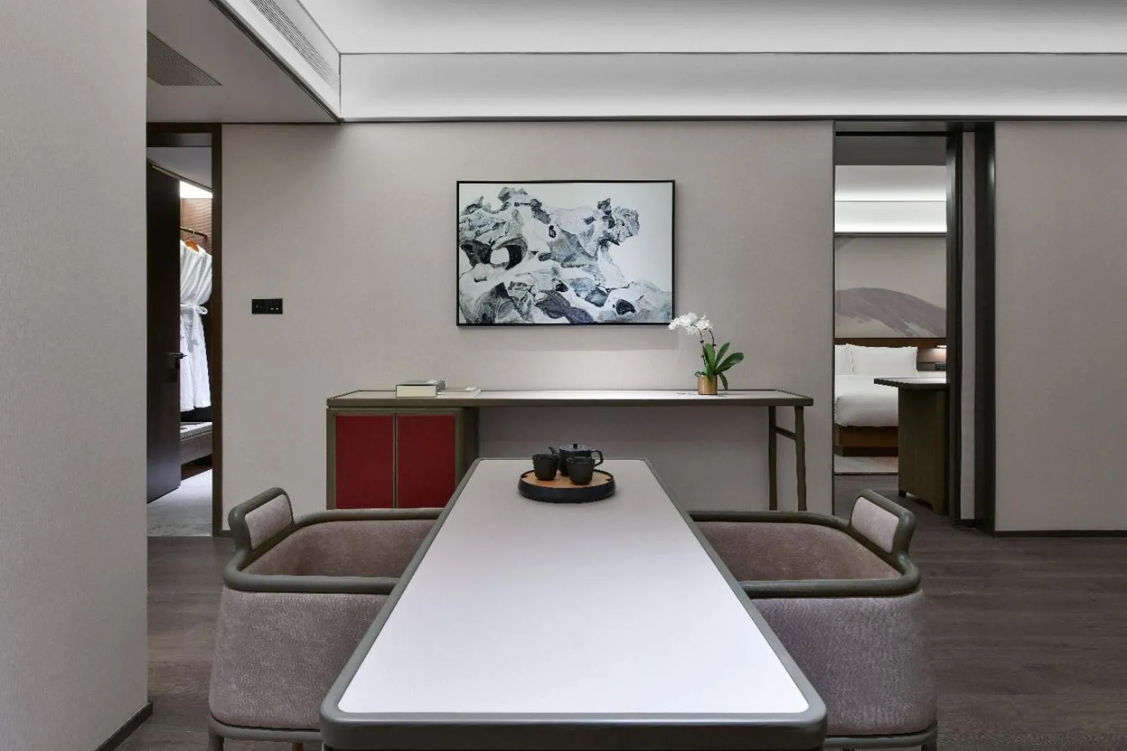 Seating area in JOYA Hangzhou Qianjiang New Town