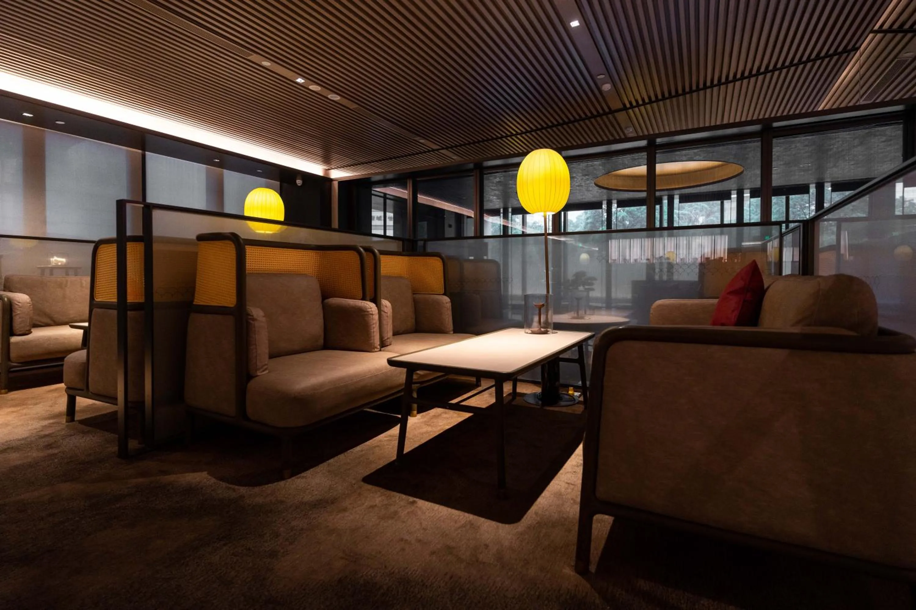 Seating area in JOYA Hangzhou Qianjiang New Town