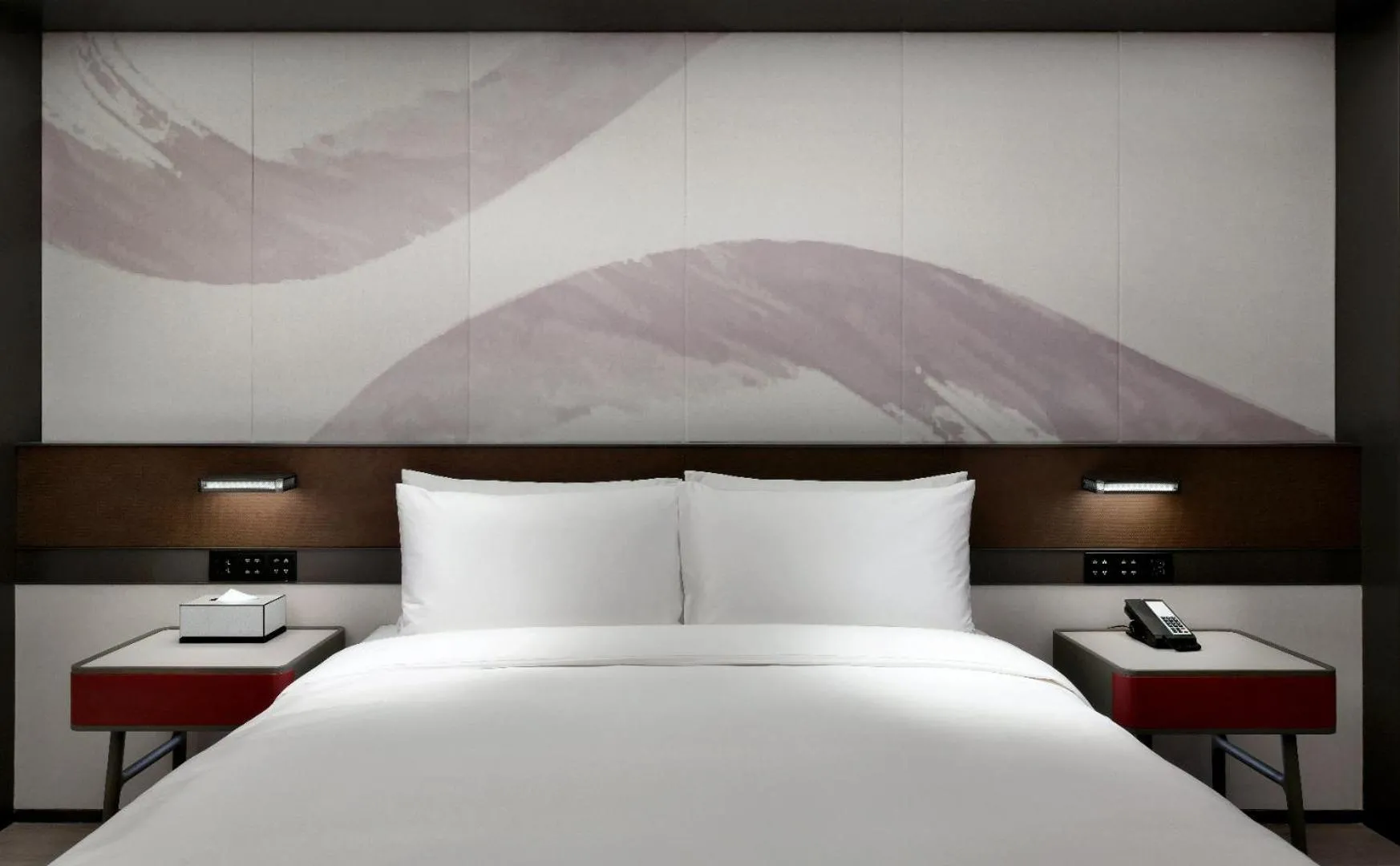 Bed in JOYA Hangzhou Qianjiang New Town