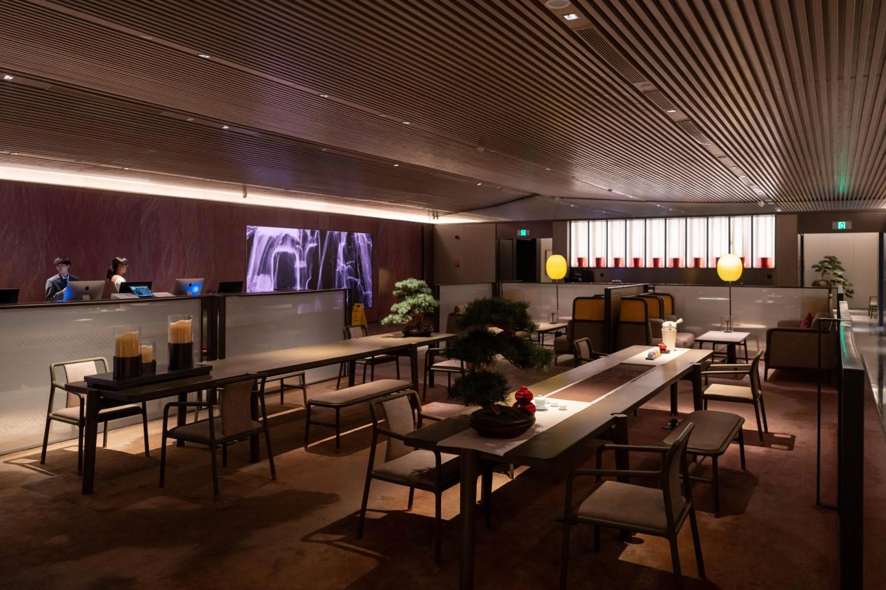 Seating area in JOYA Hangzhou Qianjiang New Town