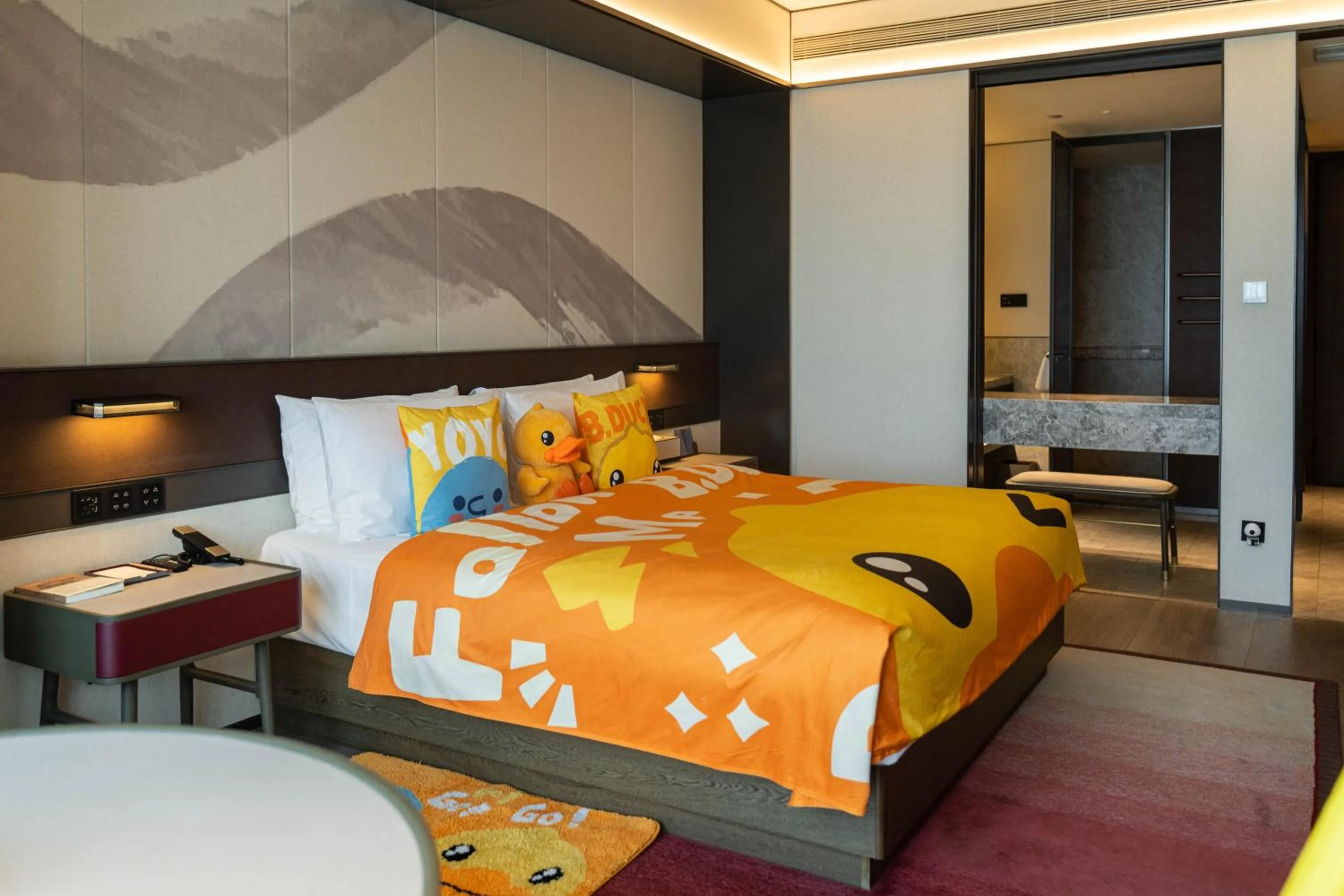 Bed in JOYA Hangzhou Qianjiang New Town