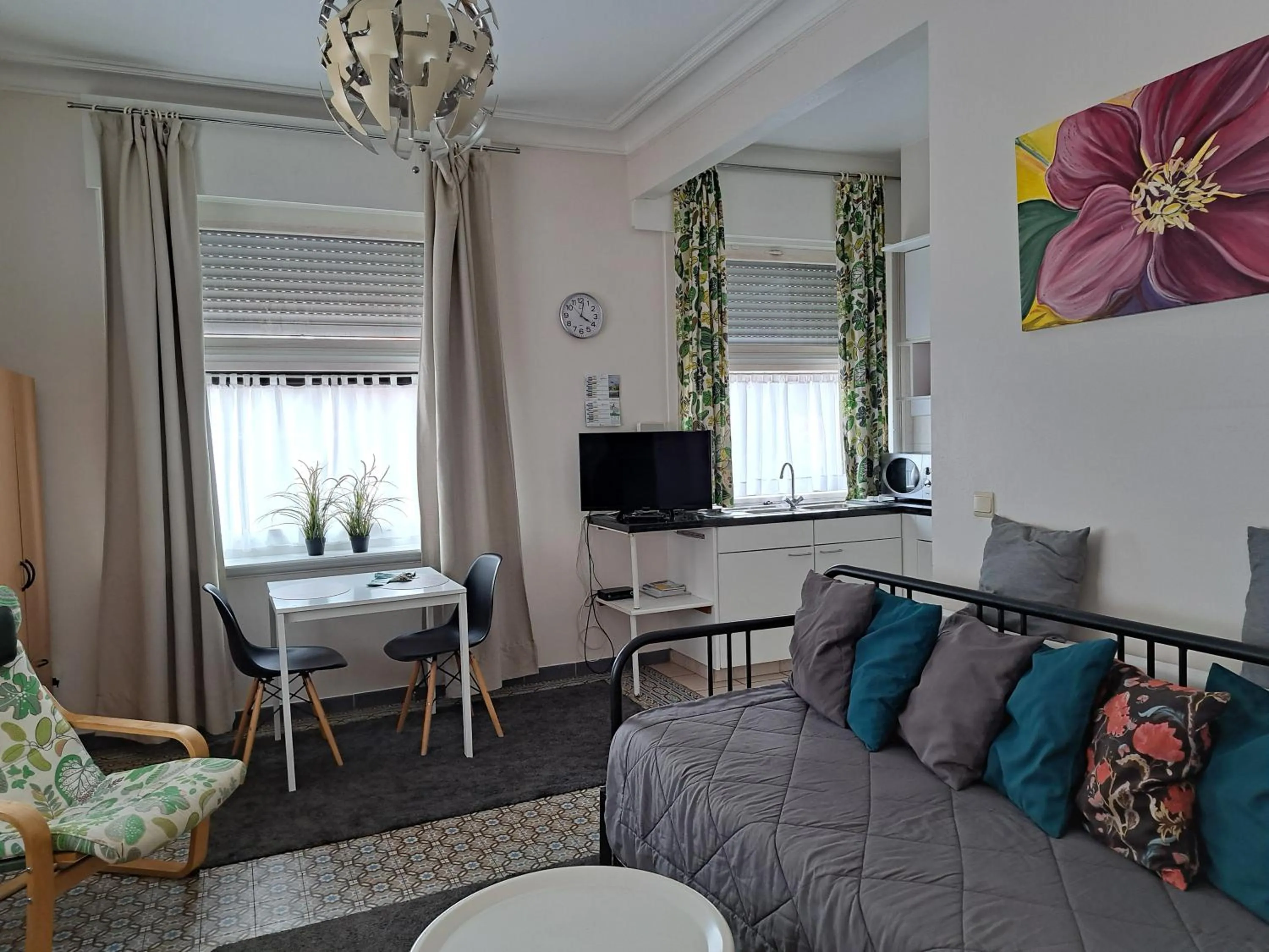 Bed in Apartment Descamps
