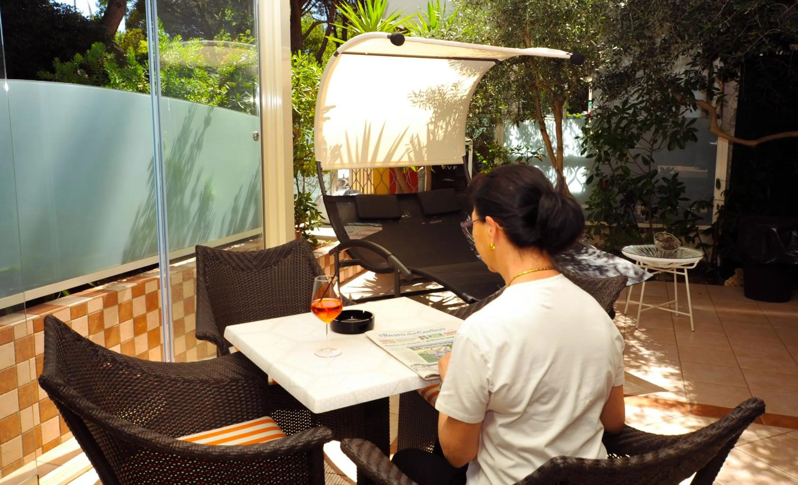 Balcony/Terrace in Hotel Tulipe Nazionale