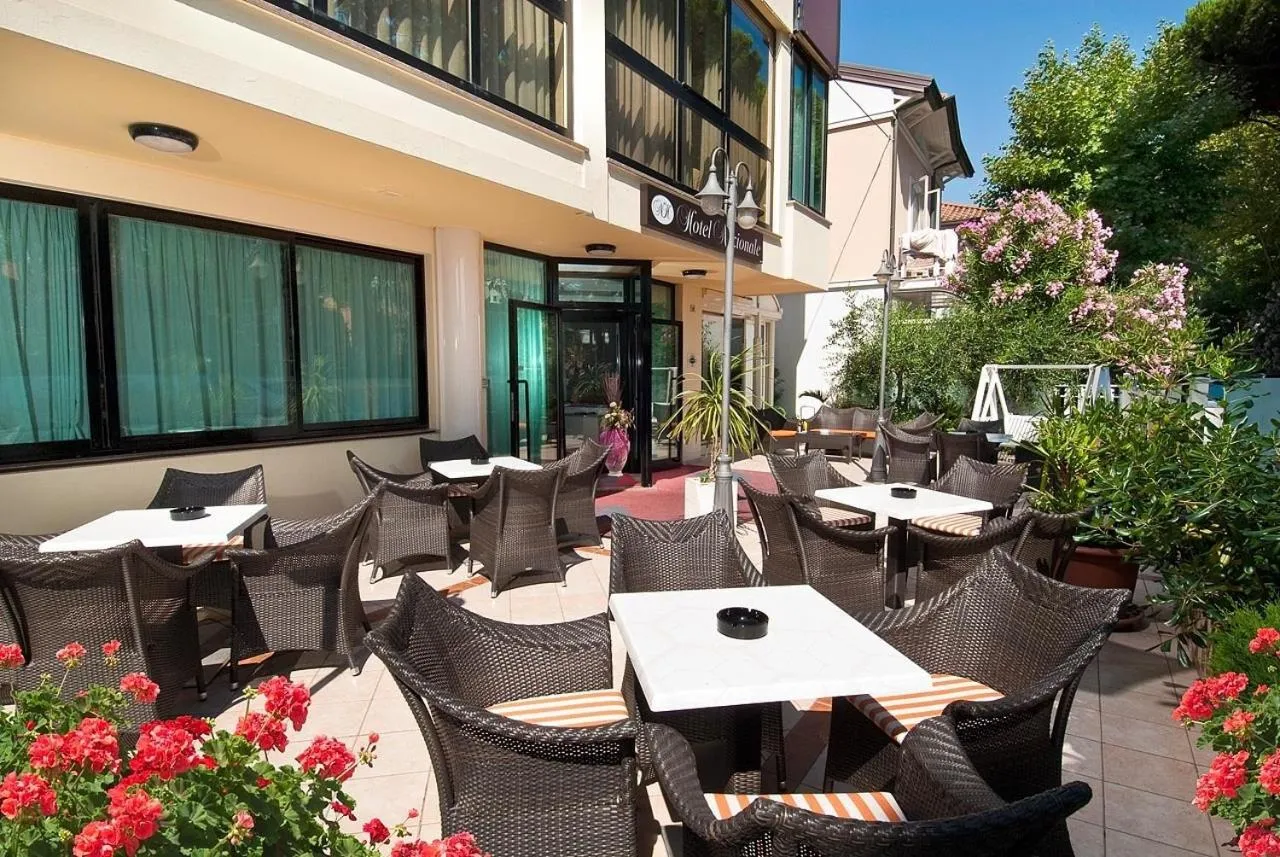 Patio in Hotel Tulipe Nazionale