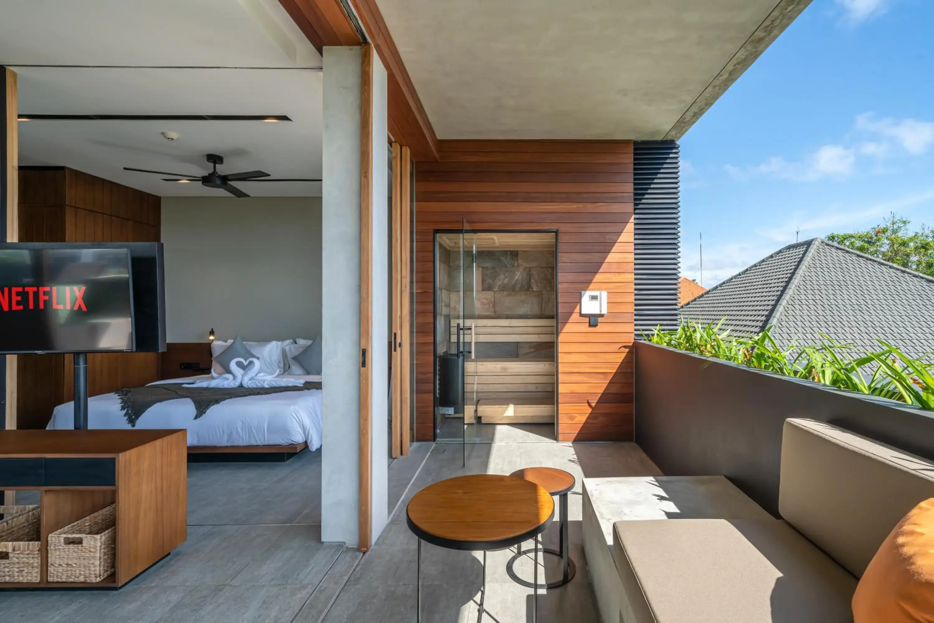One Bedroom Apartment - Corner Terrace with Sauna and Ice Bath in Body Factory Lifestyle Residence Canggu One Bedroom Apartment - Corner Terrace with Sauna and Ice Bath in Body Factory Lifestyle Residence Canggu