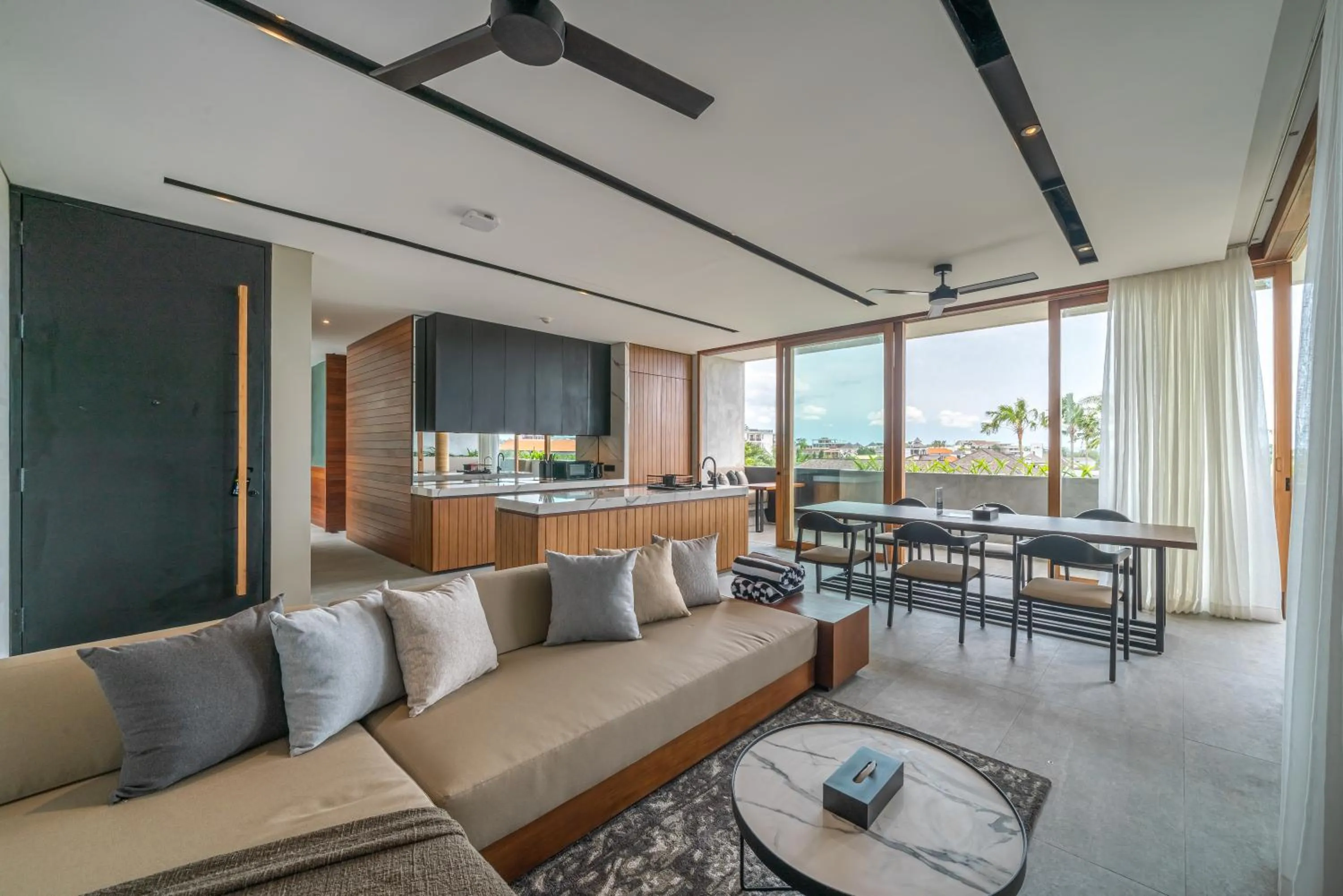 Living room in Body Factory Lifestyle Residence Canggu