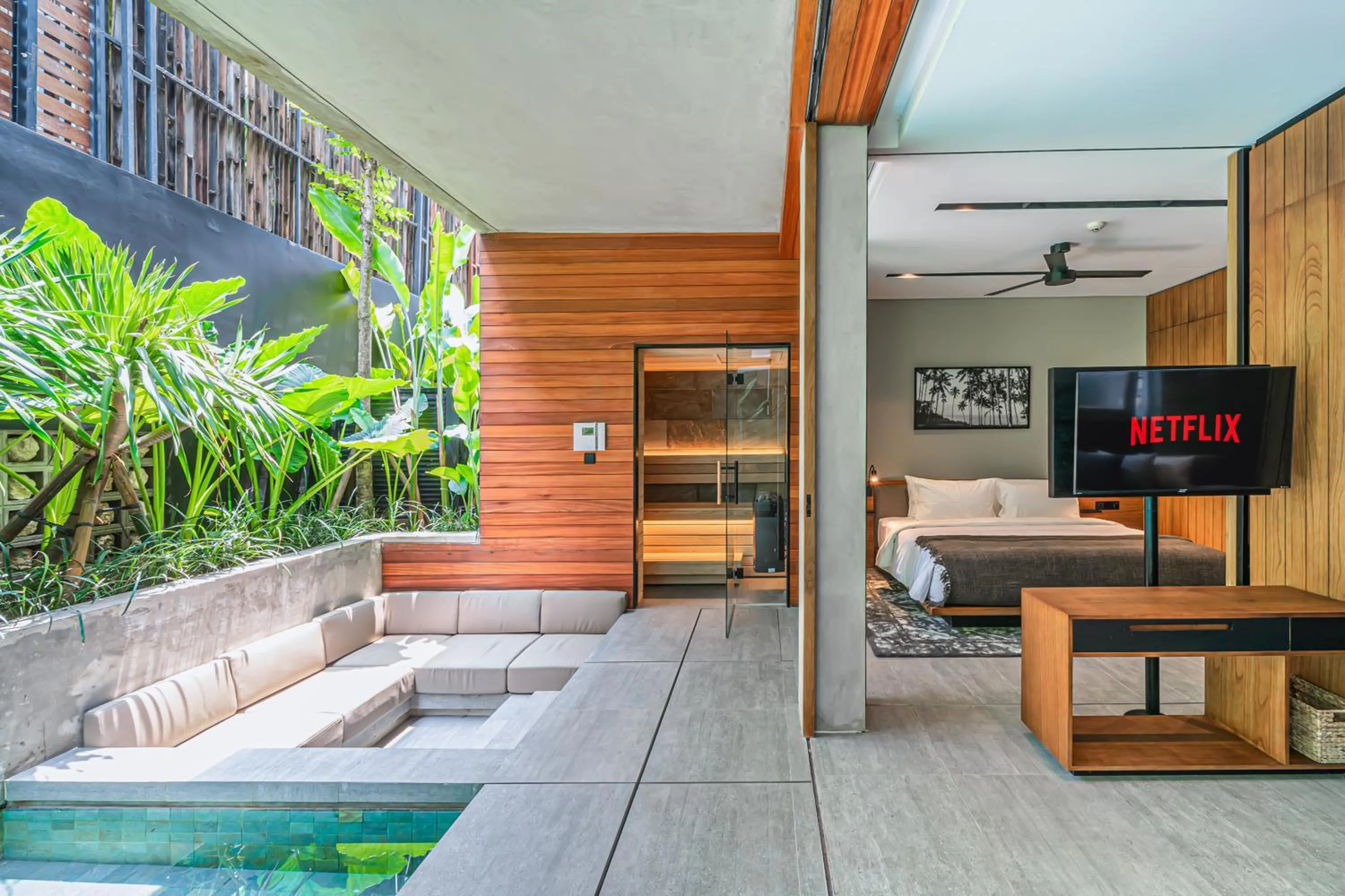Sauna in Body Factory Lifestyle Residence Canggu