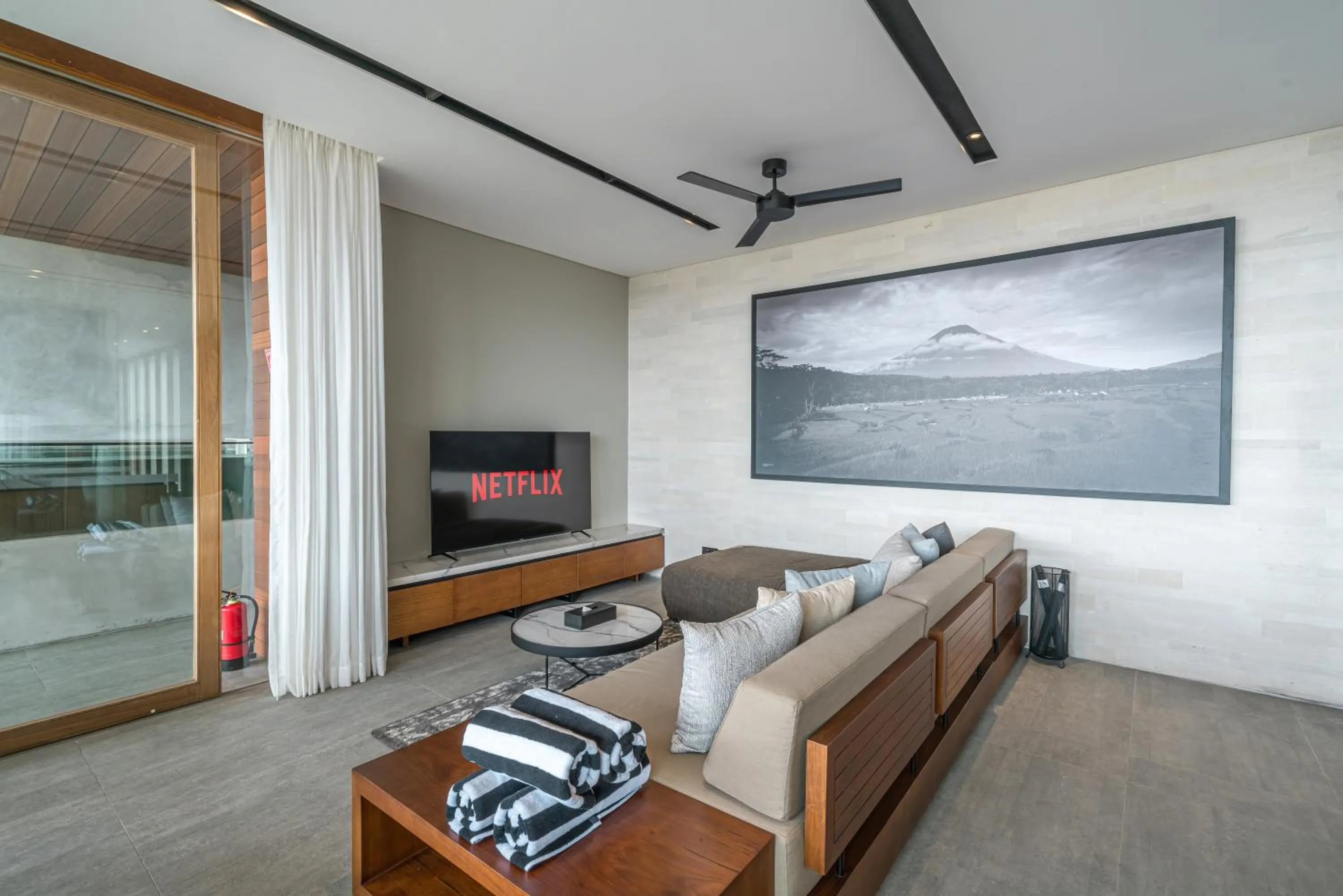 Seating area in Body Factory Lifestyle Residence Canggu