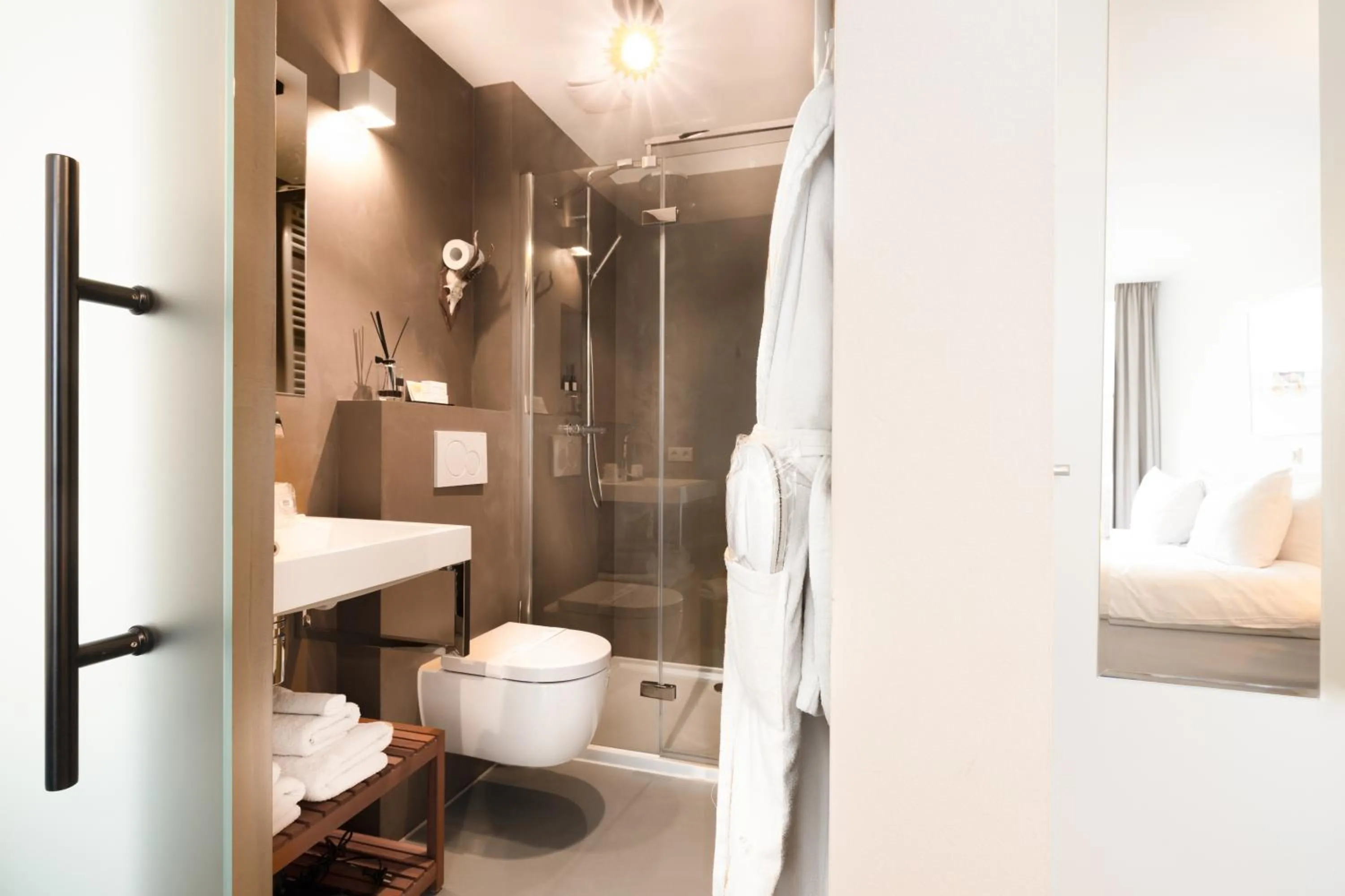 Shower in Boutique Hotel Goud En Zilver