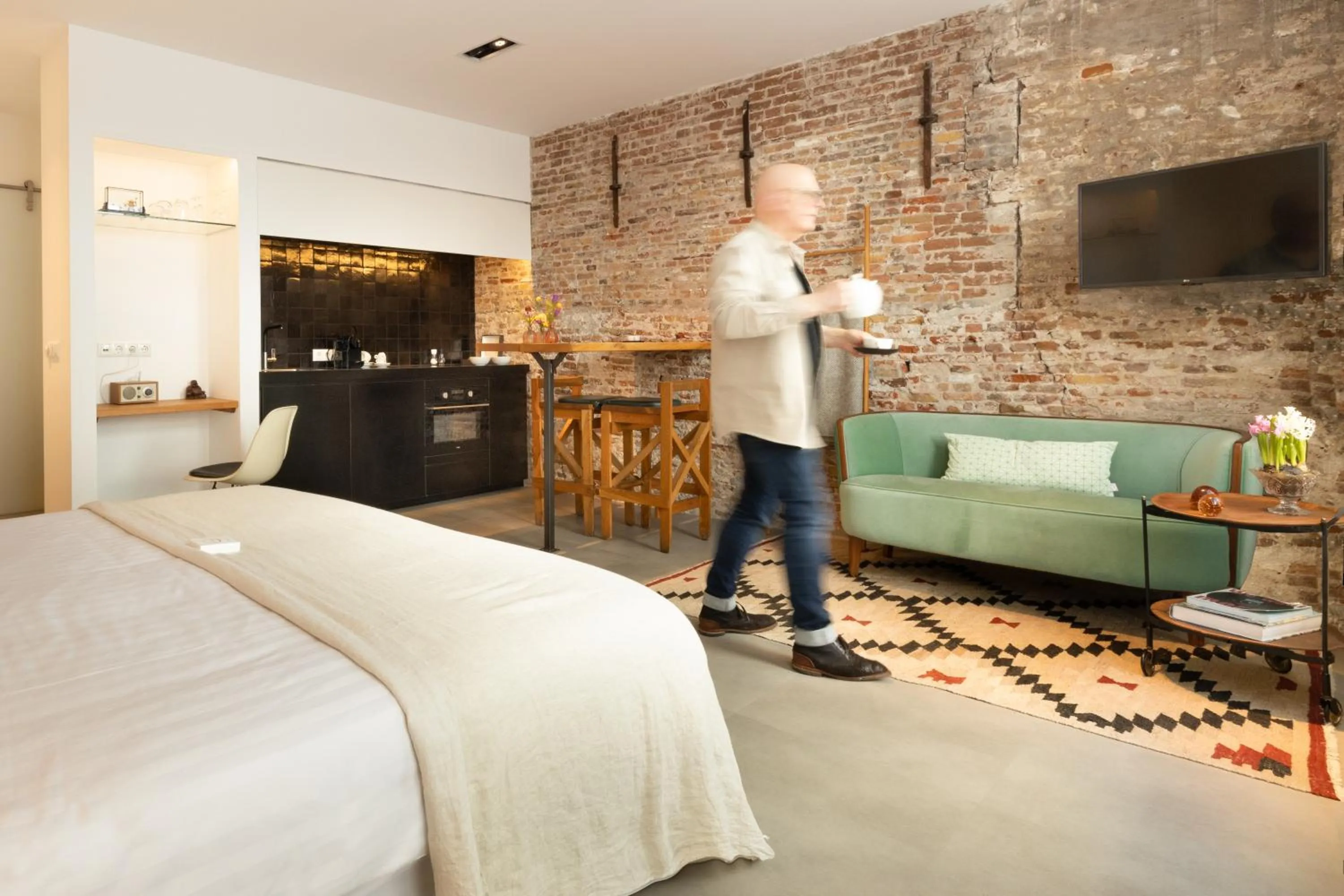 Bed in Boutique Hotel Goud En Zilver